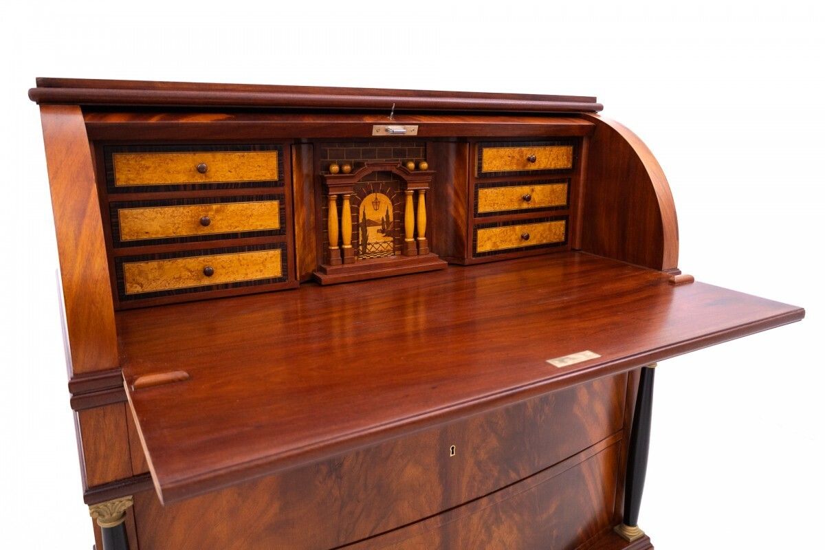 Antique Bureau With Storage Compartments, Northern Europe, Ca. 1880. After Renovation. photo vinterior