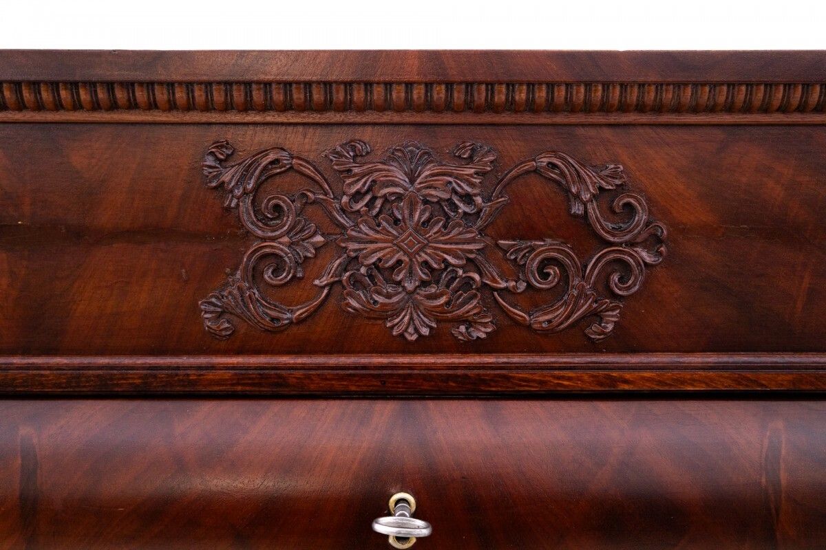 photo vintage Antique Secretary From Around 1880, Northern Europe. After Renovation.