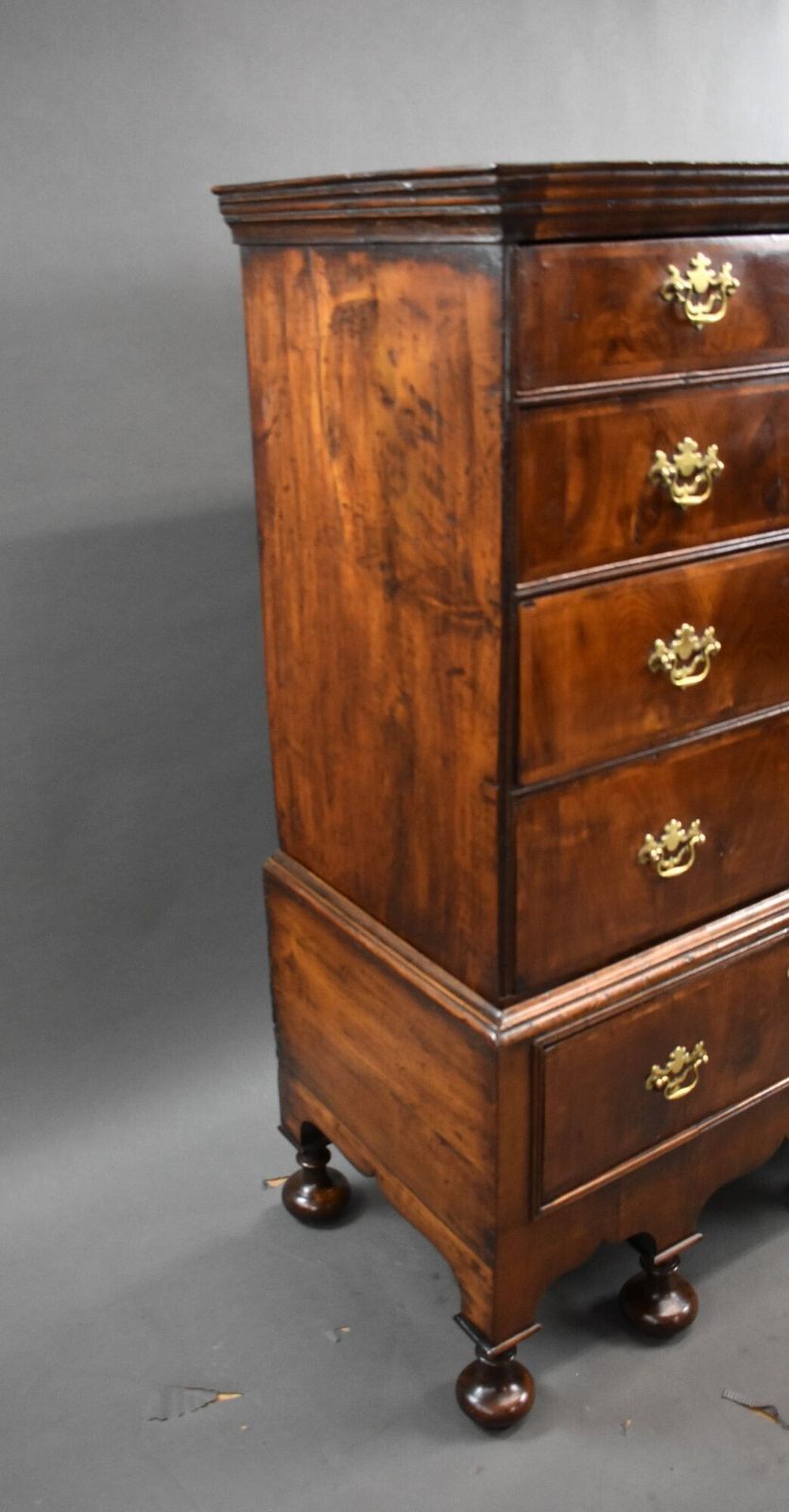 18th Century Walnut Chest On Stand photo furniture