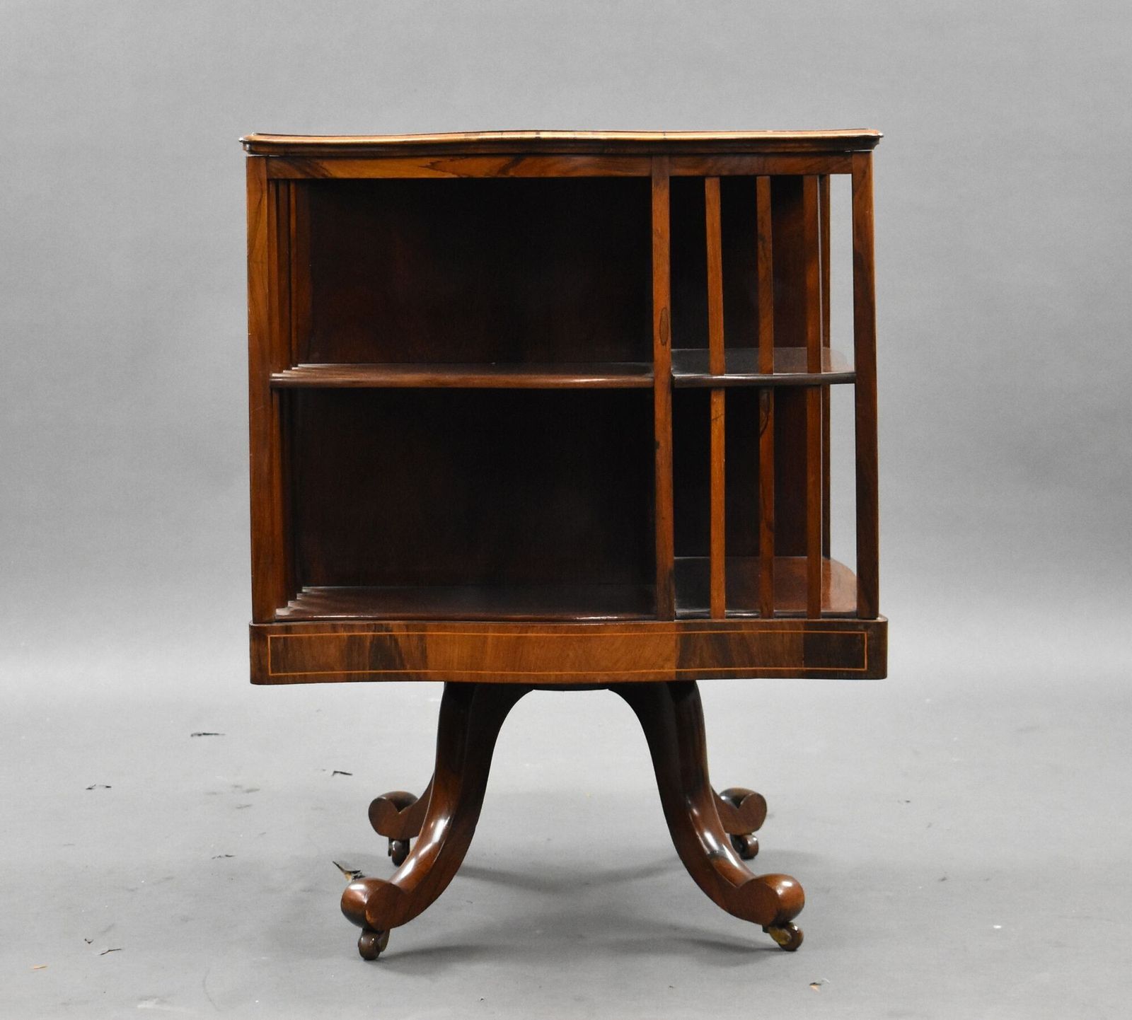 Edwardian Mahogany Revolving Bookstand photo vinterior