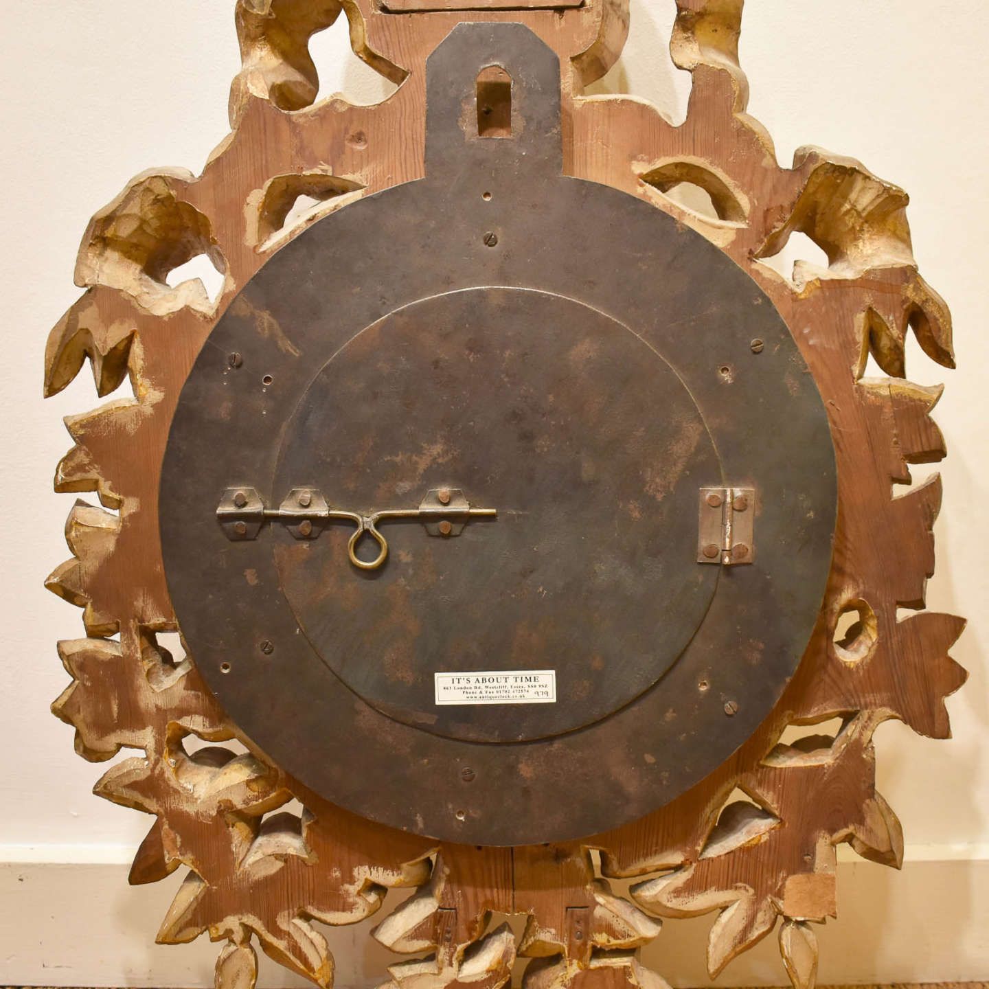 Giltwood Cartel Clock, 1800s, Antique photo buy