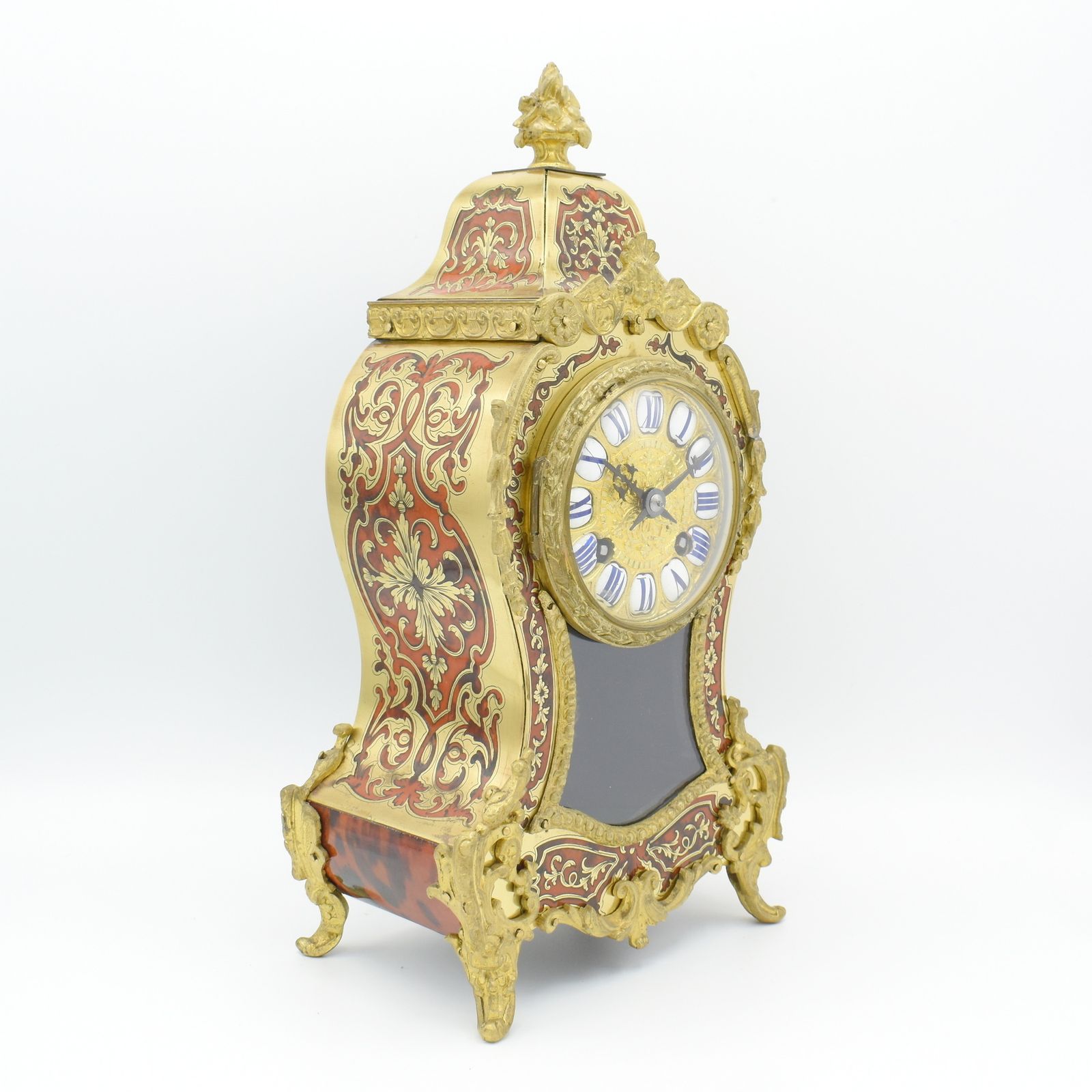 Classic French Boulle Clock With Rare Bracket photo for sale