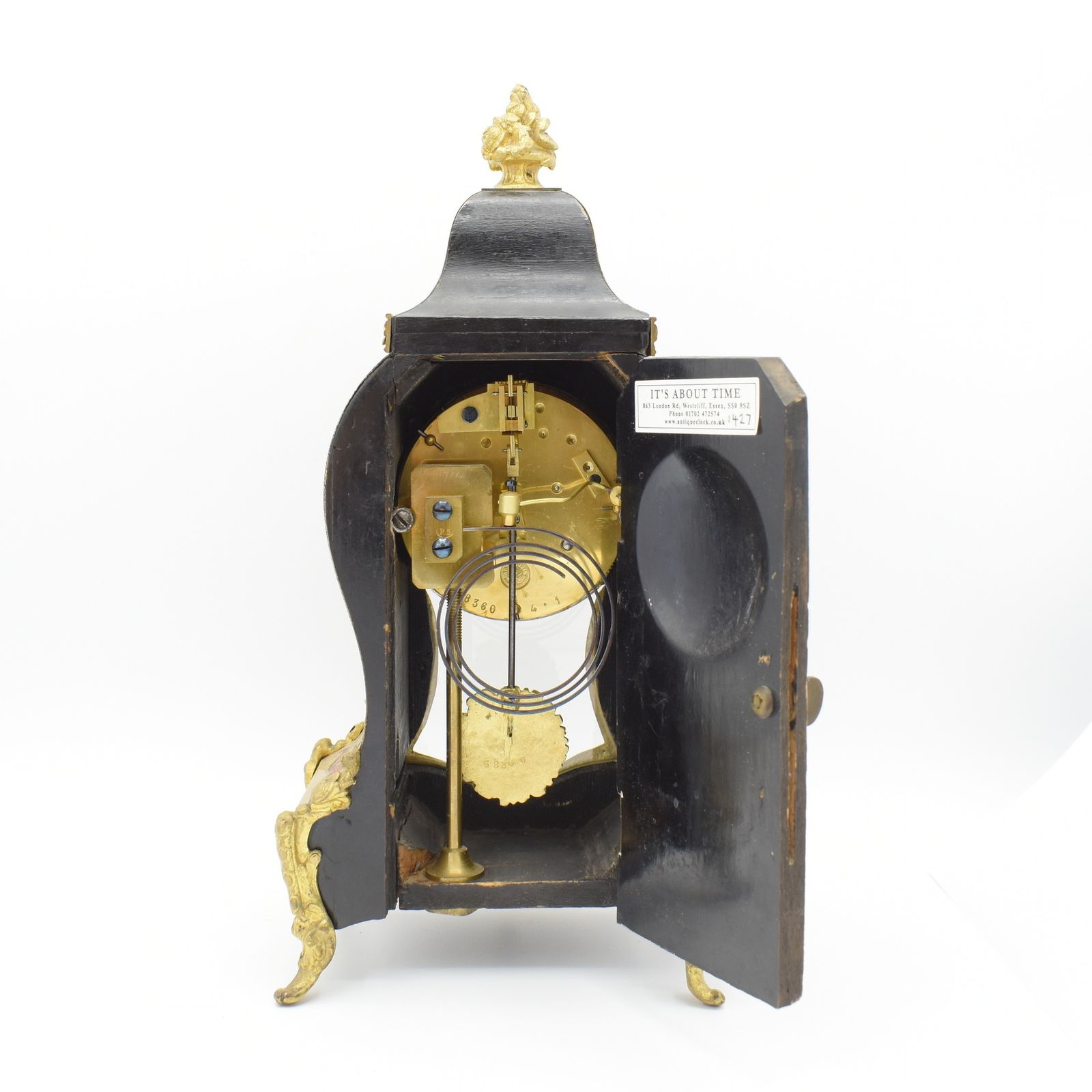 Classic French Boulle Clock With Rare Bracket photo vinterior