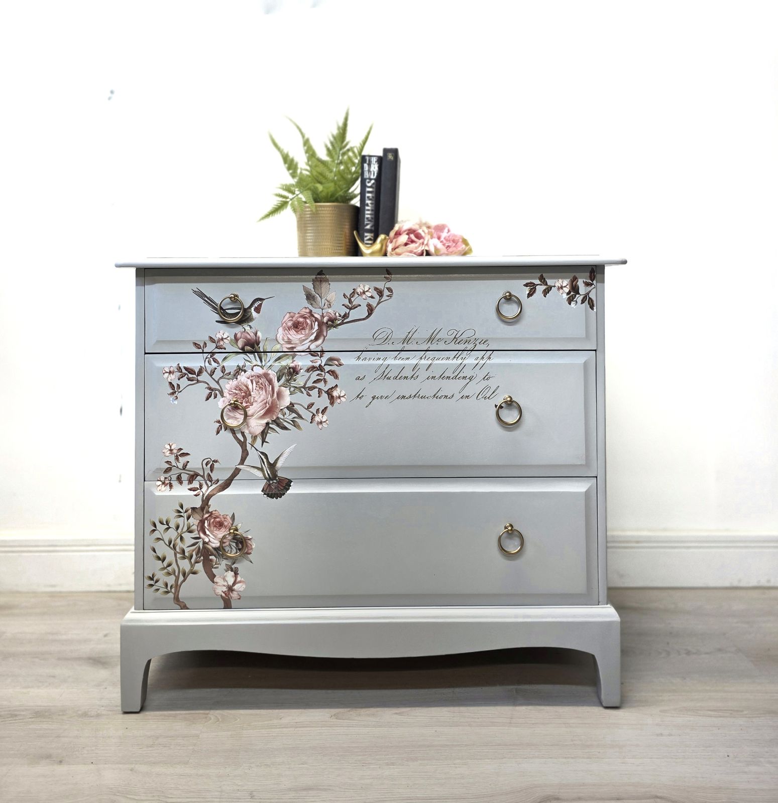 Stag Minstrel Grey Chest Of Drawers