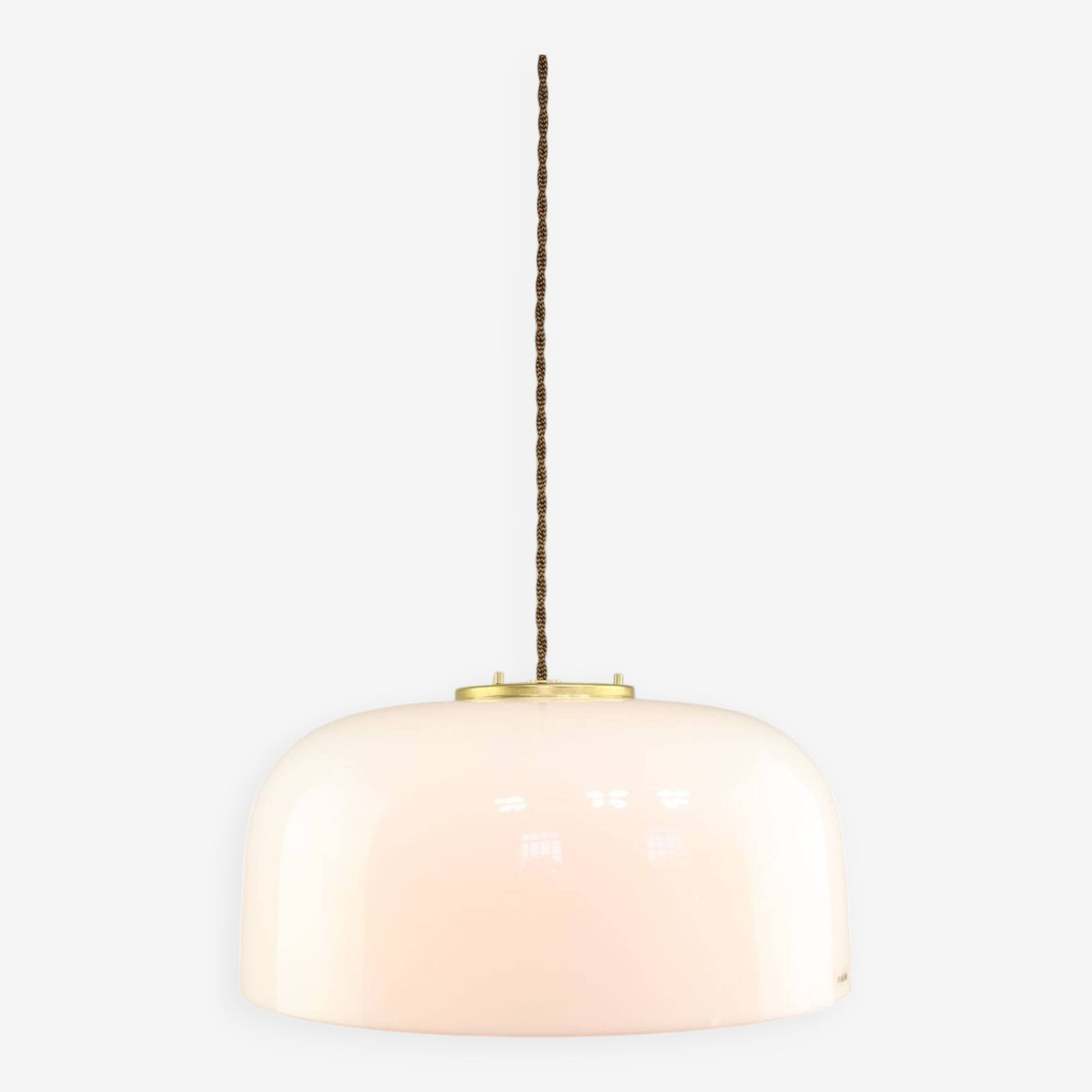 Medusa Pendant By Luigi Massoni For Guzzini In Brass And Plexiglass, 1970s