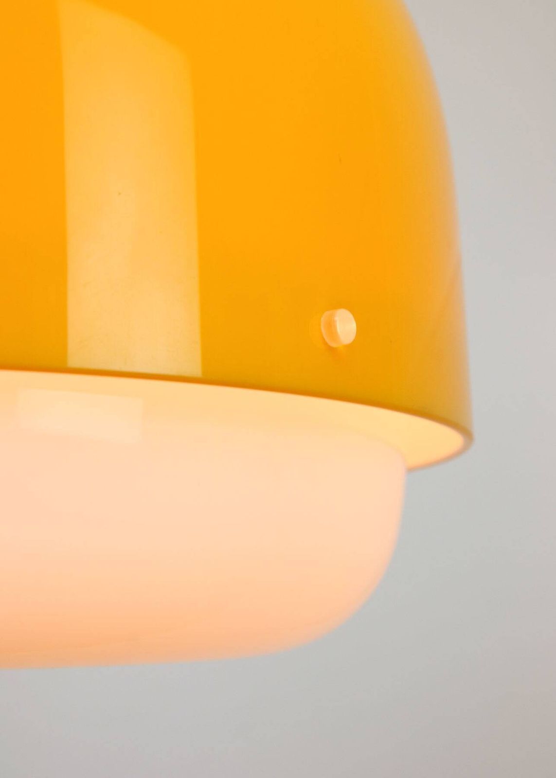 Space Age Yellow Medusa Floor Lamp By Luigi Massoni For Guzzini, 1970s photo vinterior