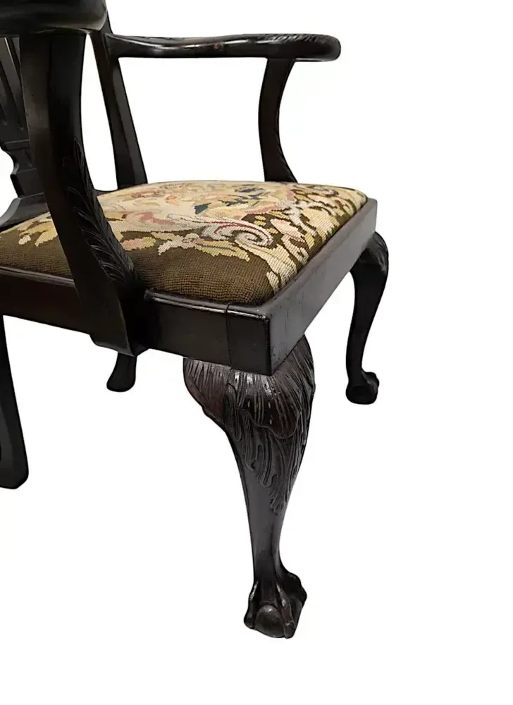 A Very Rare Irish 19th Century Armchair Attributed To 'Butlers' Of Dublin photo 2497.2977