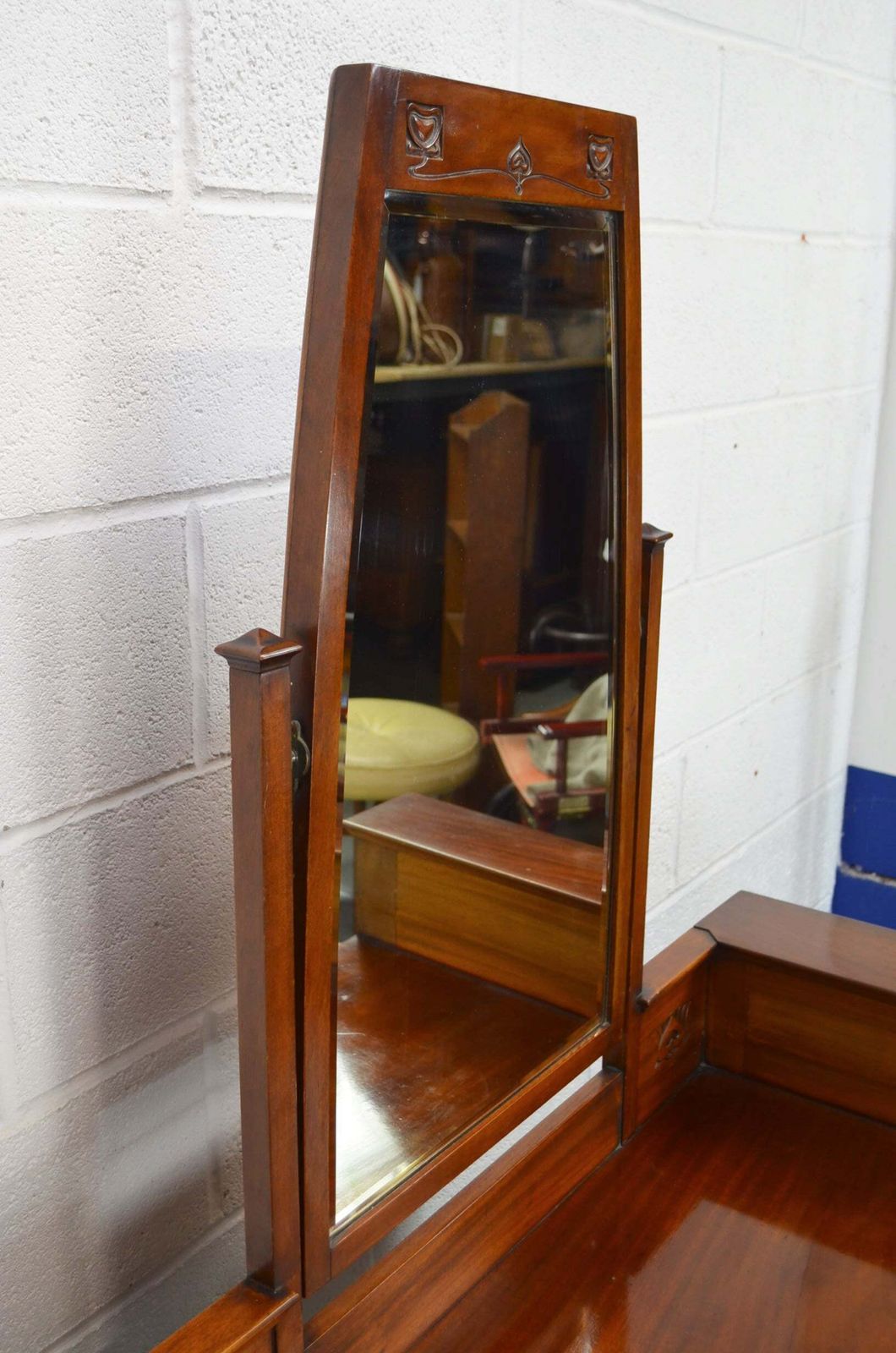 photo furniture A Late 19th Century Art Nouveau Mahogany Dressing Table   Liberty & Co