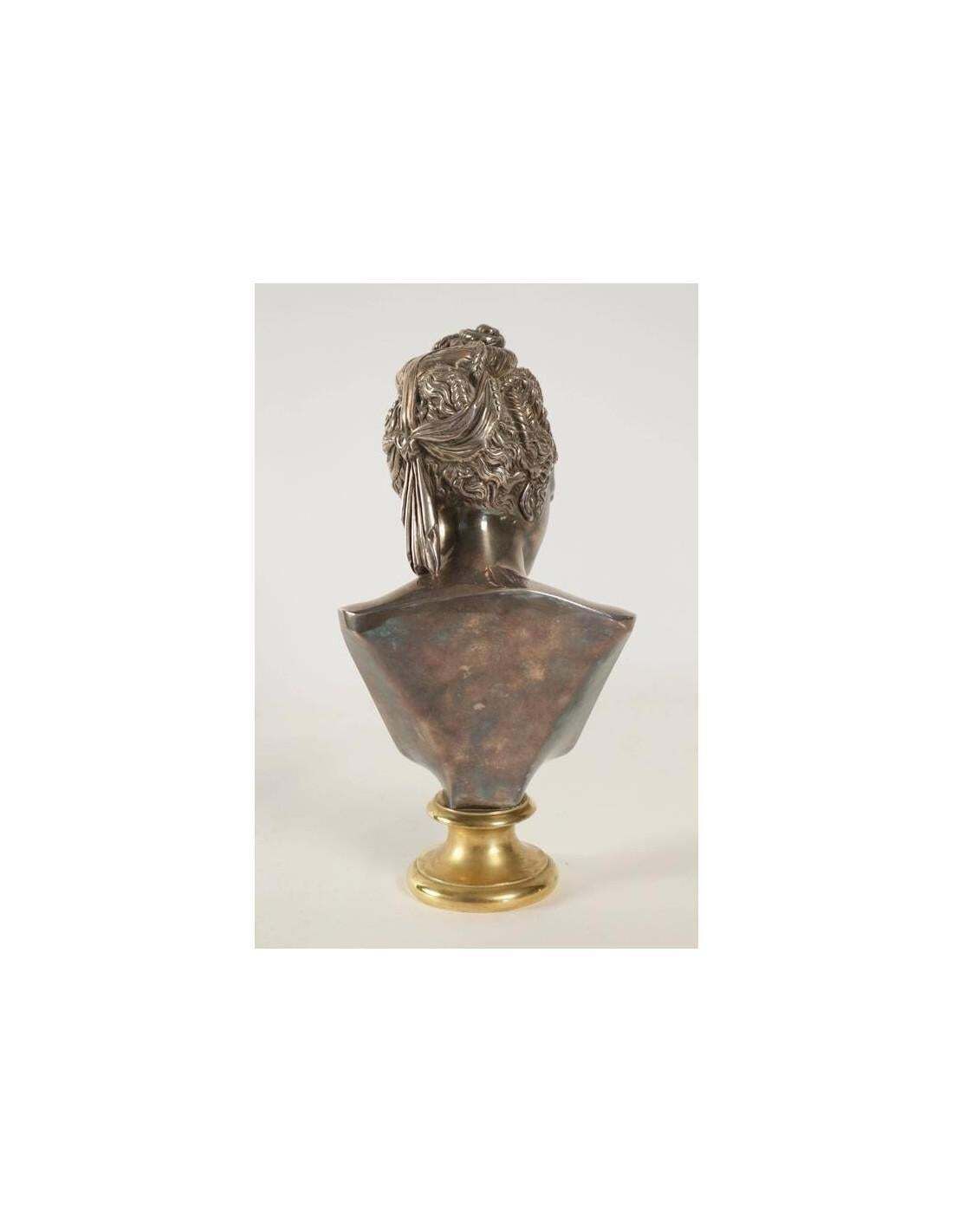 Gilt Bronze And Silver Plated Bust Of Diana, 20th Century photo 1712.0
