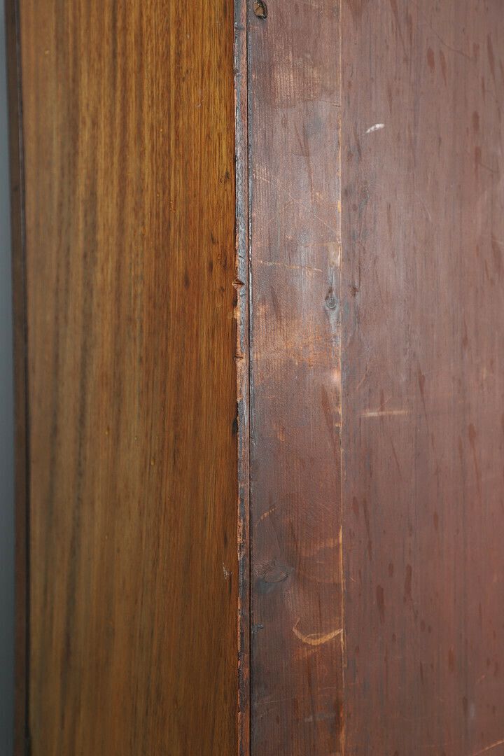 A George III Style Mahogany And Ebony Bookcase, 19th Century. photo vintage