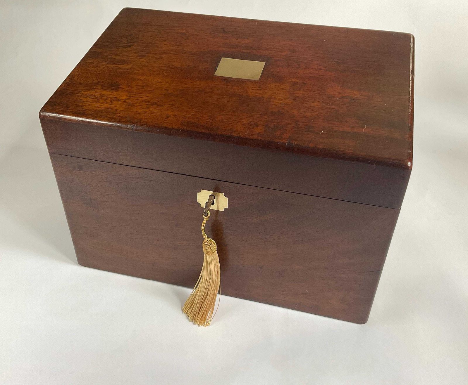 Stationery Cabinet, Victorian, With Fitted Interior, Secret Drawer And Accessories, C1850.