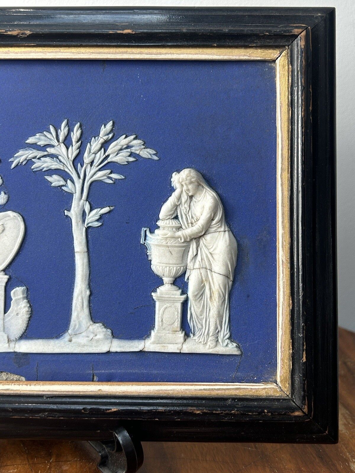 Wedgwood 18th Century Plaque Extremely Rare Large Framed photo vinterior
