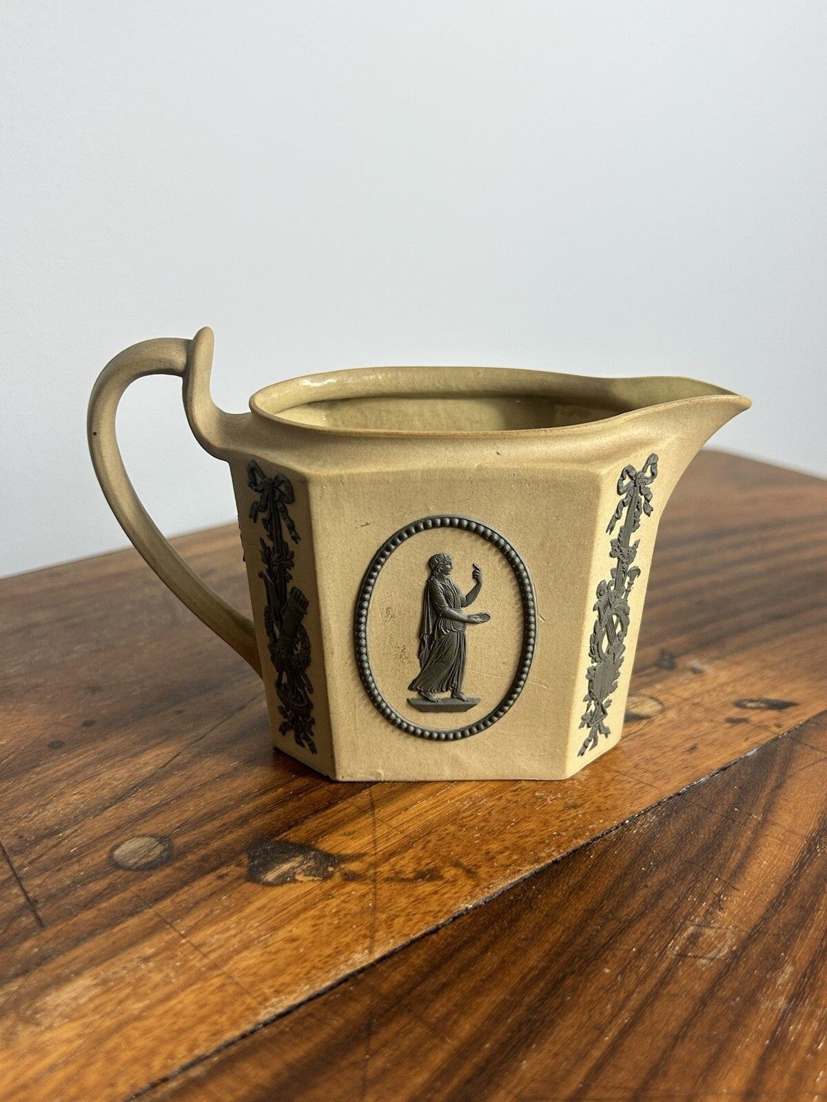 Wedgwood Caneware / Drabware Early Teapot Set photo vintage
