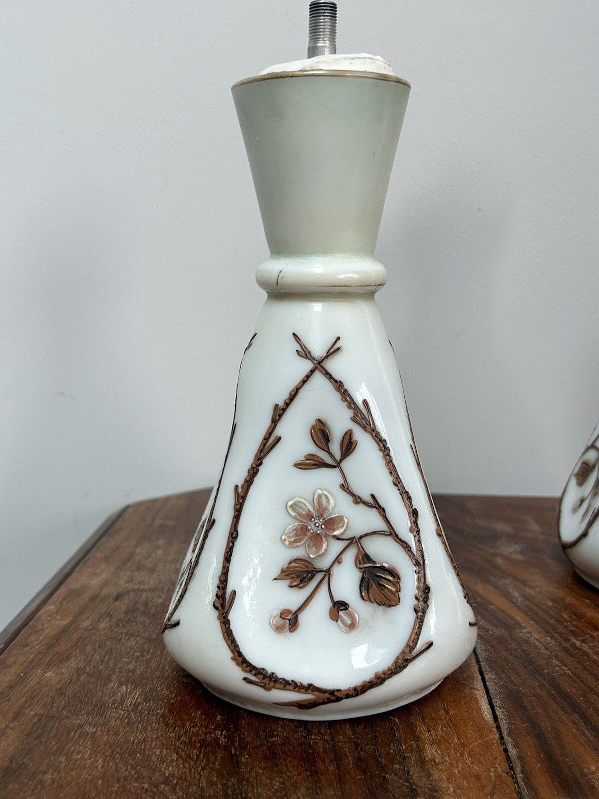 C1890 Harrach Glass Vase Marked Glass Bohemian Glass photo Home Decor