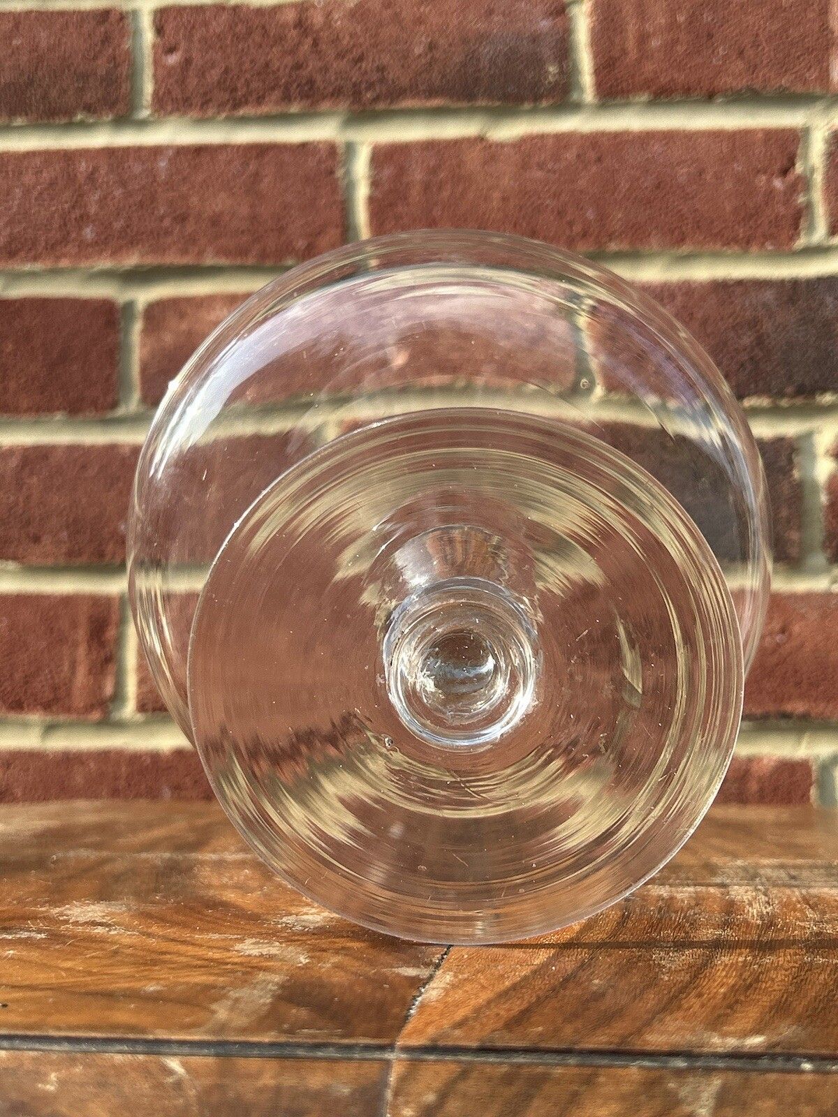 Glass Pedestal Bowl Comport Tazza Rough Pontil Georgian / Victorian Handblown photo Home Decor