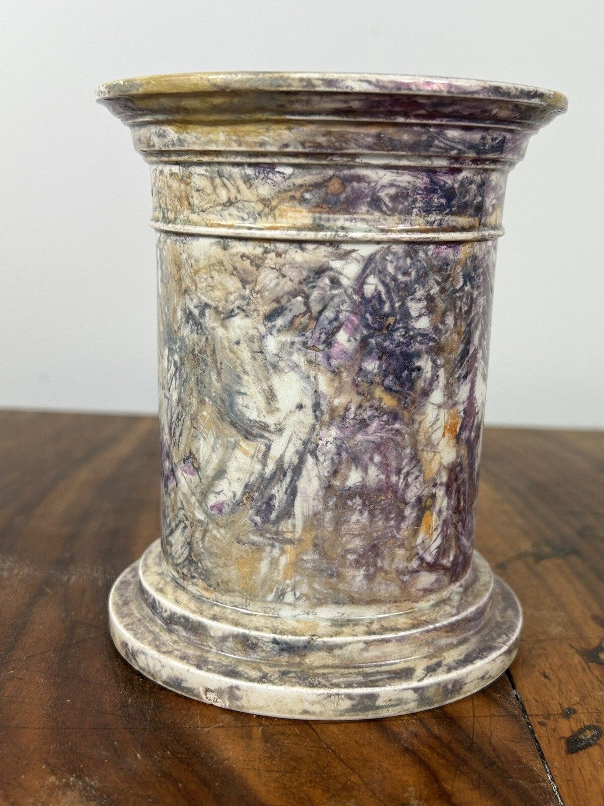 Wedgwood Moonlight Lustre Tobacco Pot 1820 Early Wedgwood photo for sale
