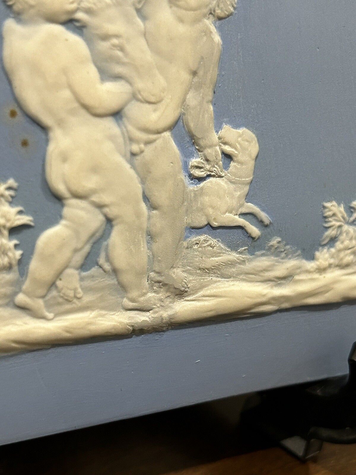 Wedgwood Plaque Jasperware Bacchanalian Triumph, Josiah Wedgwood 18th C photo buy