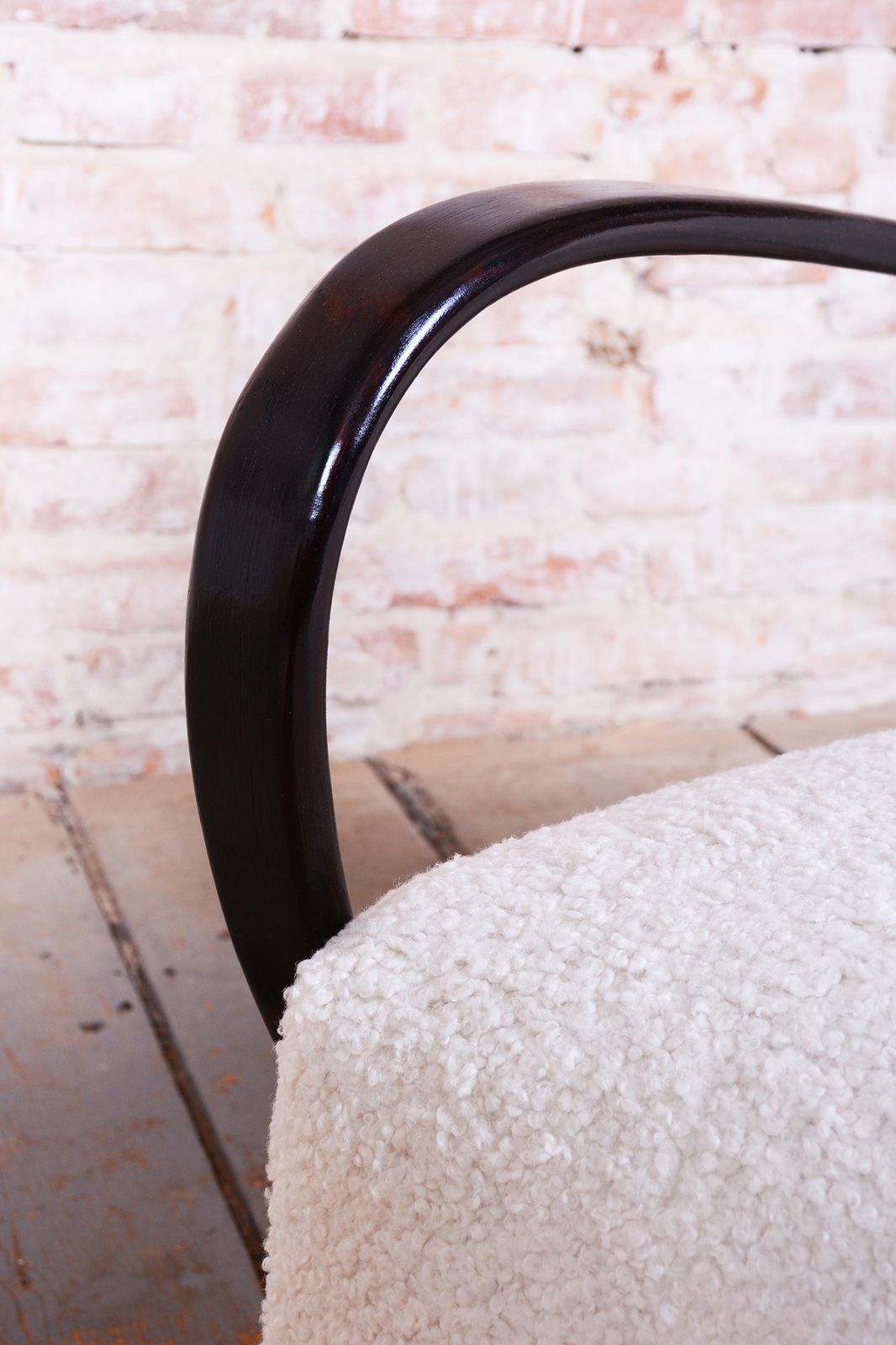 photo for sale Restored Art Deco Armchairs, By J. Halabala, Up Závody, Model C, Czech, 1940s