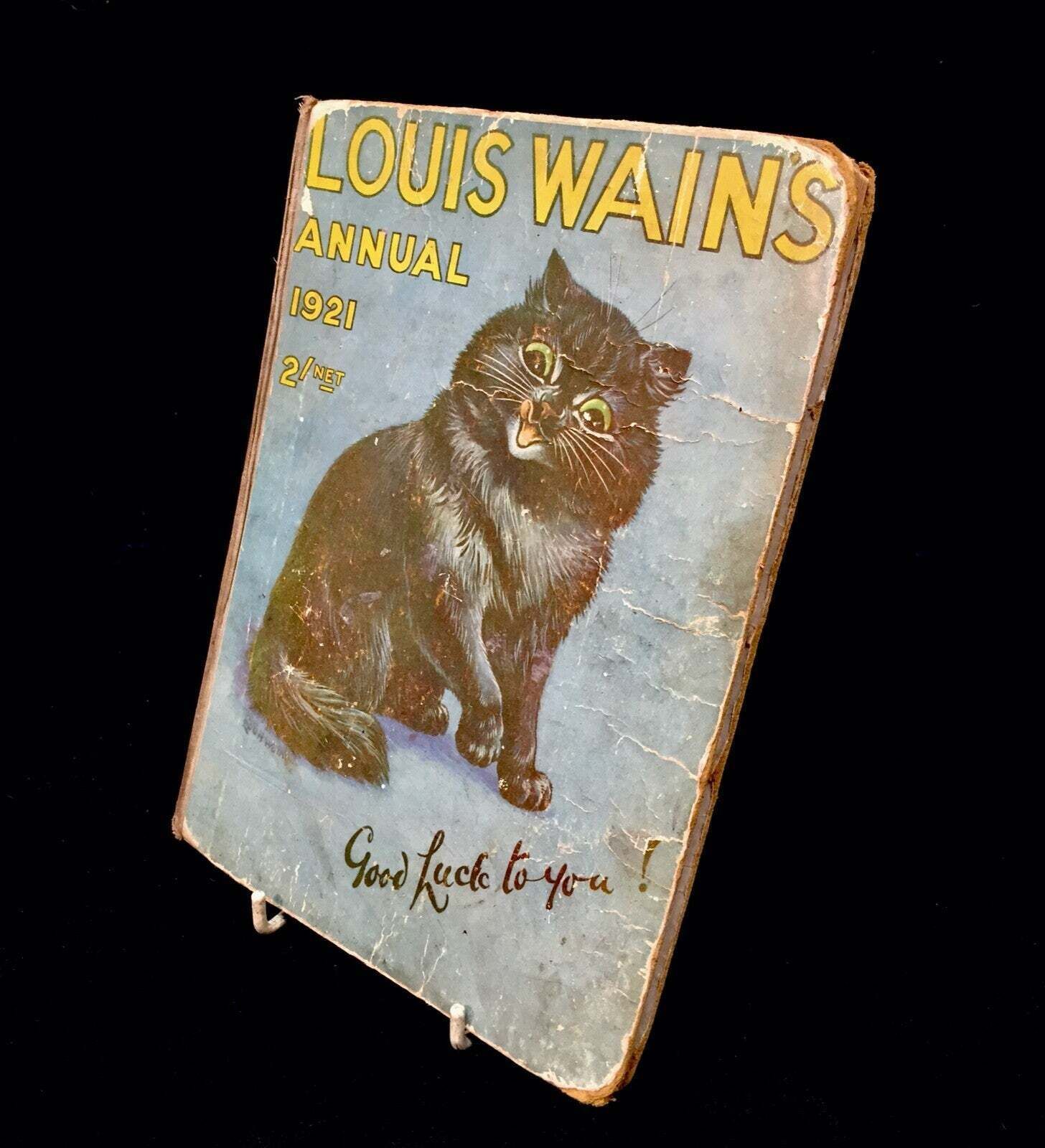 Antique Louis Wain's (Artist) Original Annual Book From 1921 / Art Deco