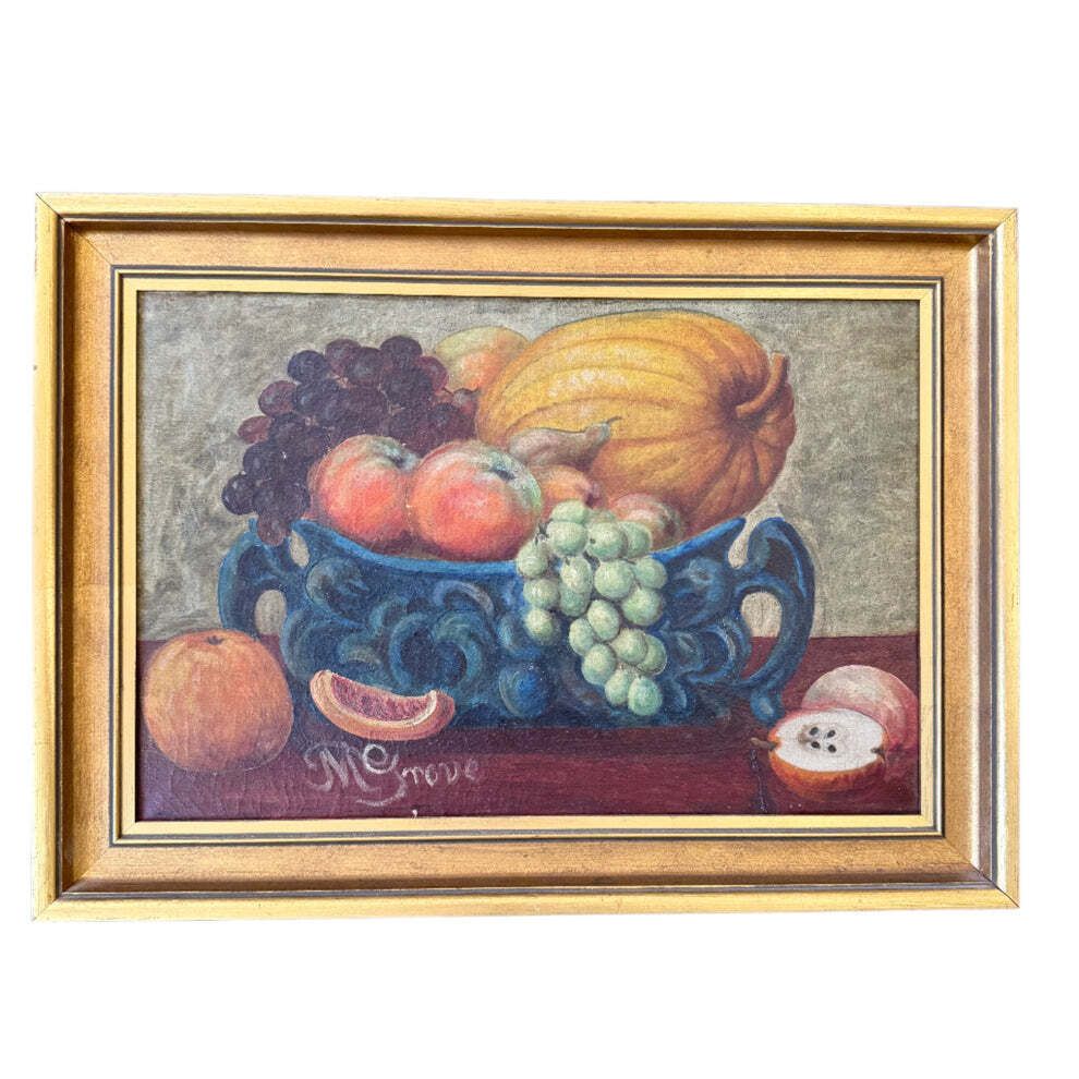 Copenhagen Stillhed. Antique Danish Still Life Painting.