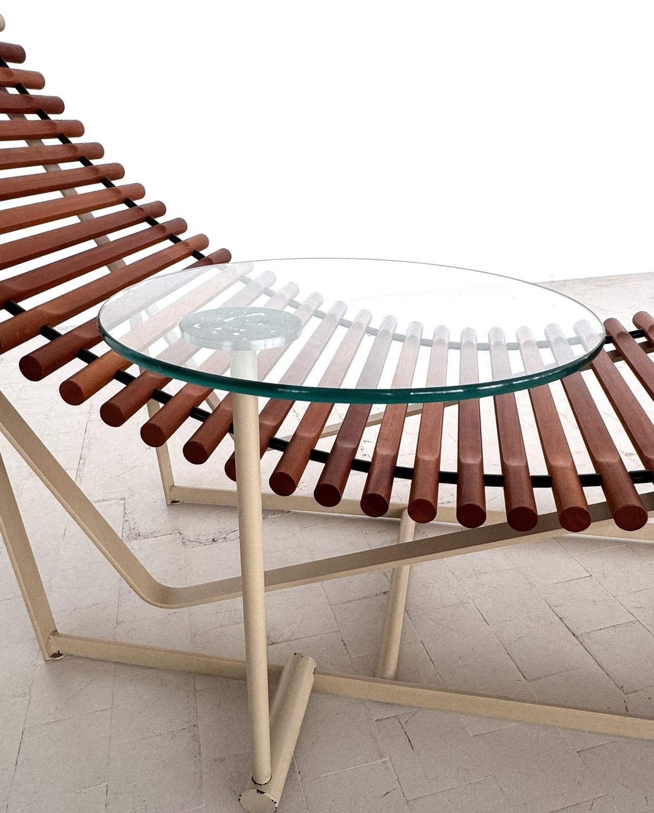 photo vinterior Peter Strassl Lounge Chair Chaise Longue For Strässle International, 1970s
