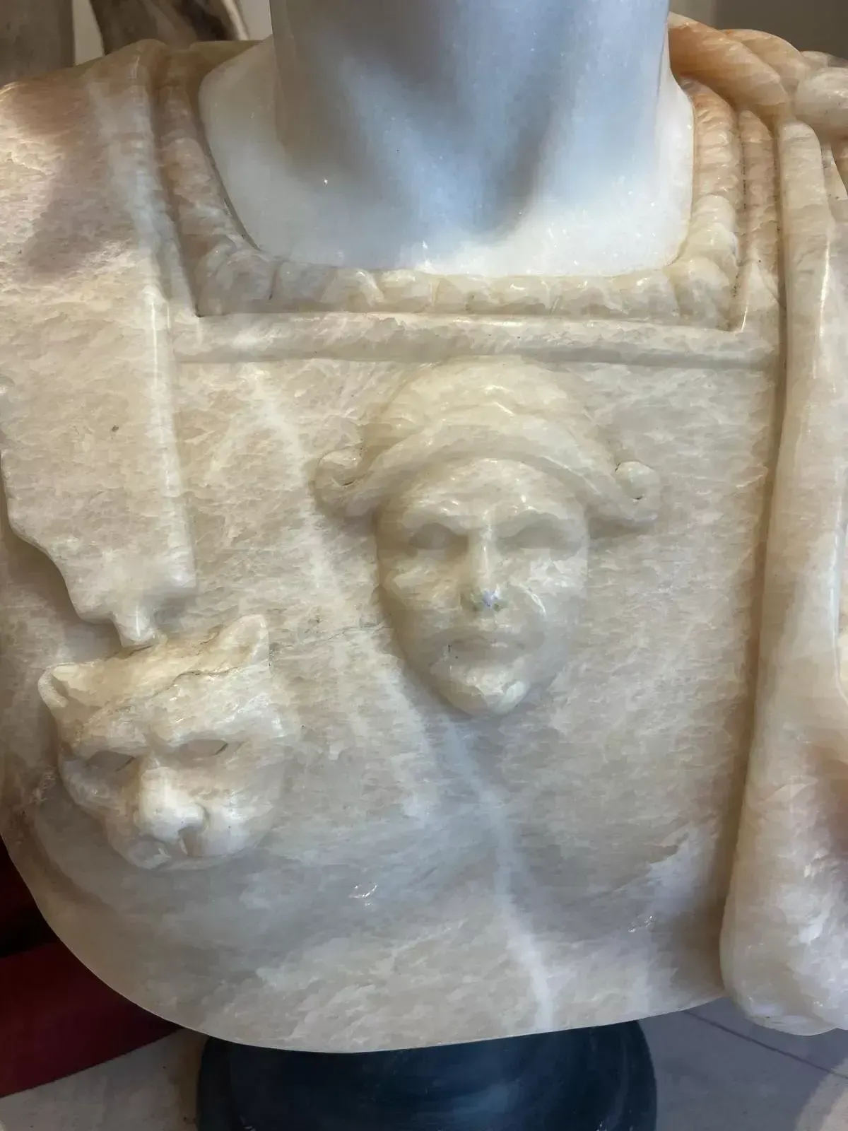11538.0 Bust Of Marcus Aurelus In Marble In Marble And Onyx, 20th Century photo