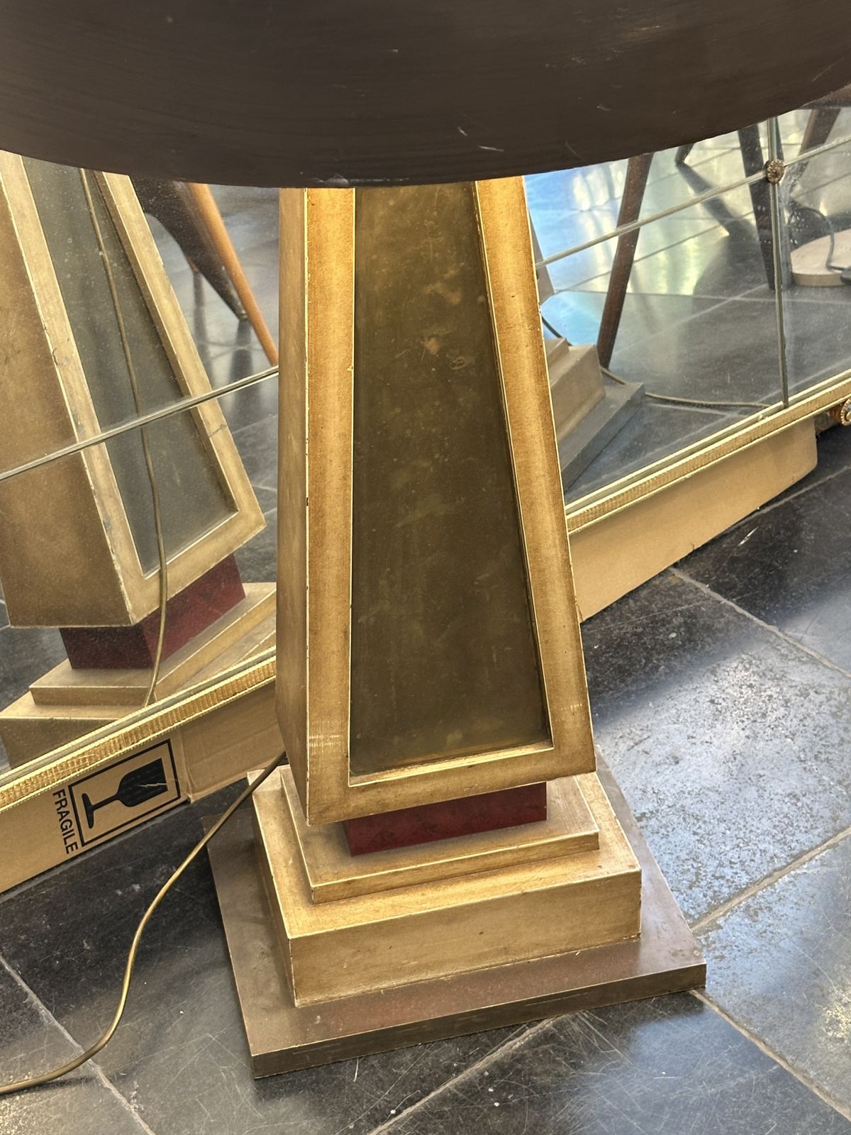 1st Empire Napoleonic Very Rare Pair Of Bronze Floor Lamps photo 60000.0