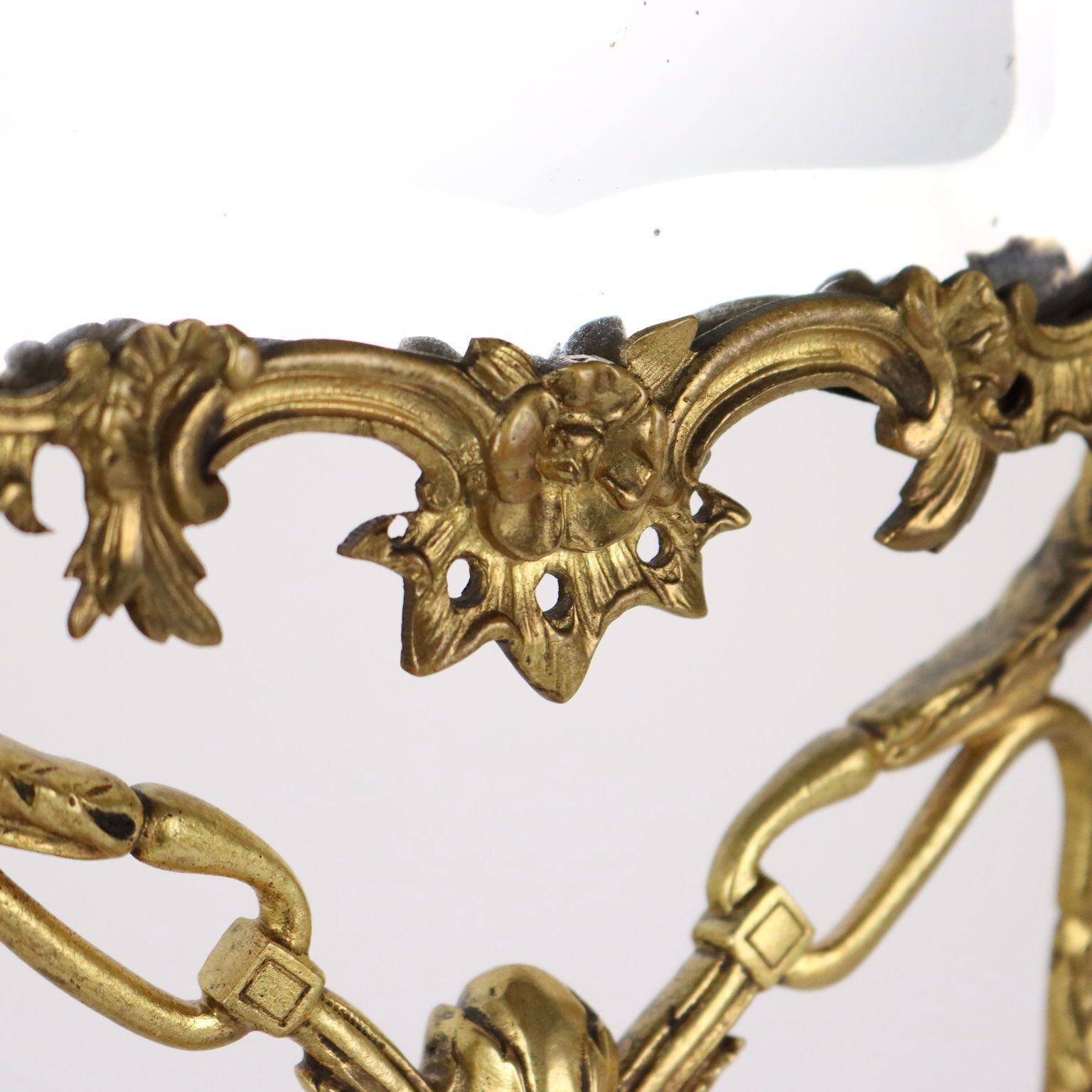 Antique Vanity Mirror Bronze Europe XIX XX Century photo Home Decor