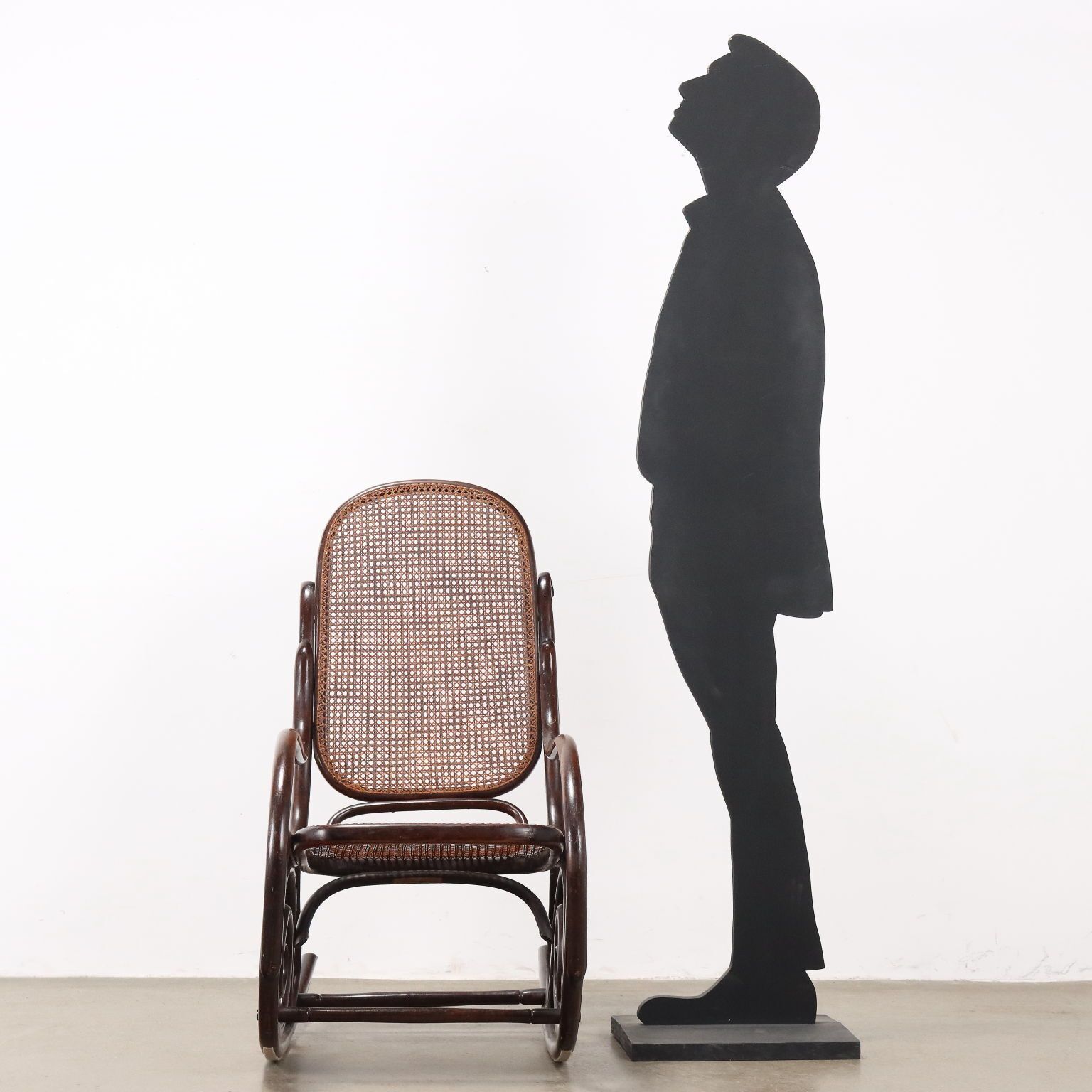 Rocking Chair Thonet Style Art Nouveau Austria XX Century photo for sale