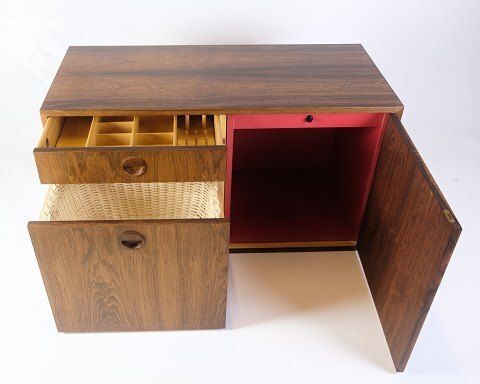 Wall Hung Chest Of Drawers In Rosewood, Danish Design From 1960s photo 805.0