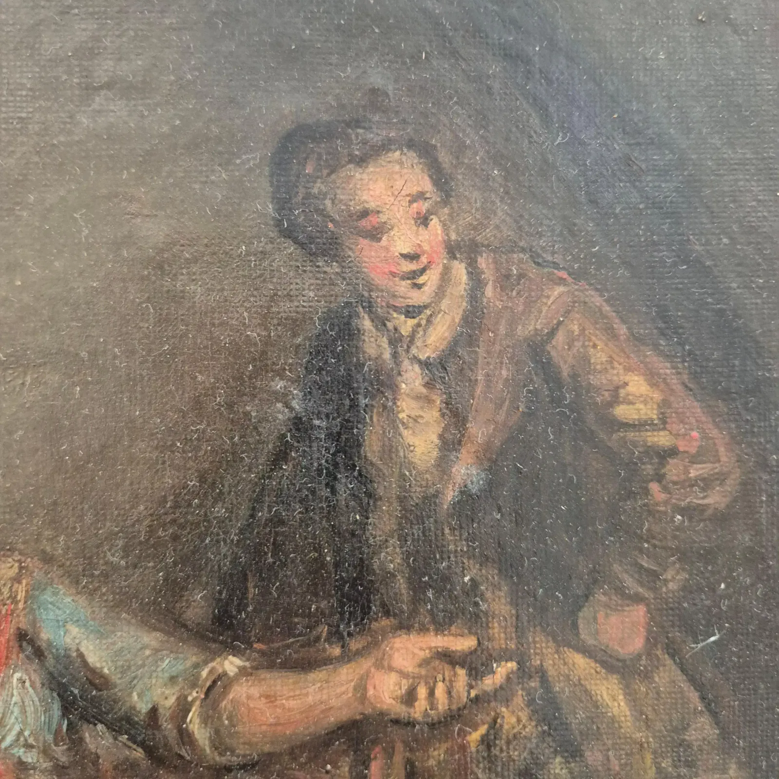 Daily Scene Of Servants, Oil On Canvas, 19th Century photo 2850.0