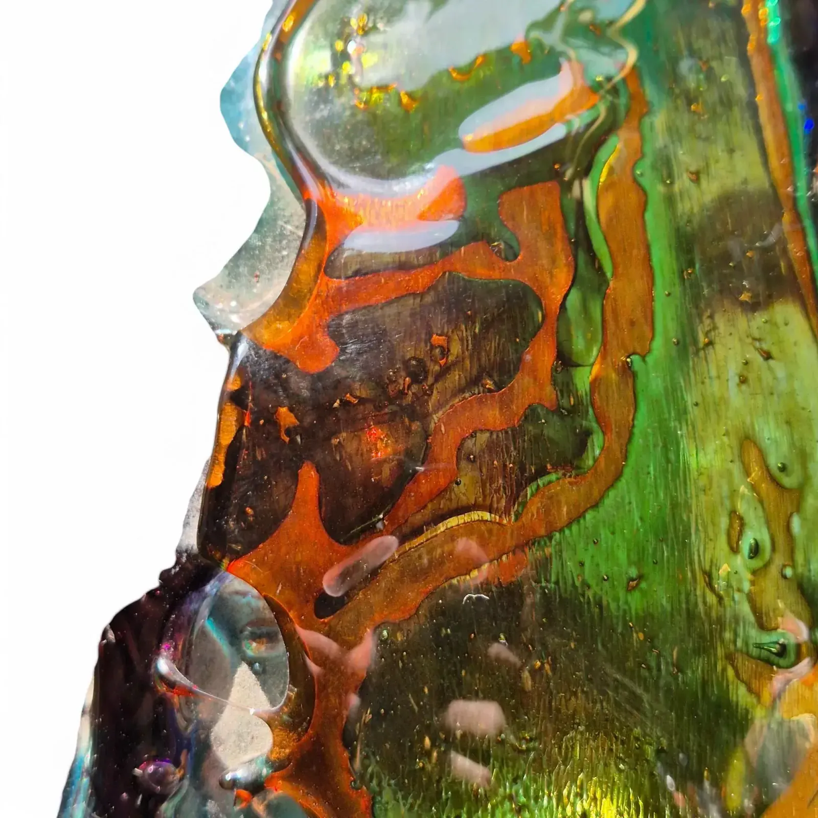 Vase Sculpture In The Spirit Of Gae Aulenti, Murano, Italy, Signed, Circa 1990 photo vintage