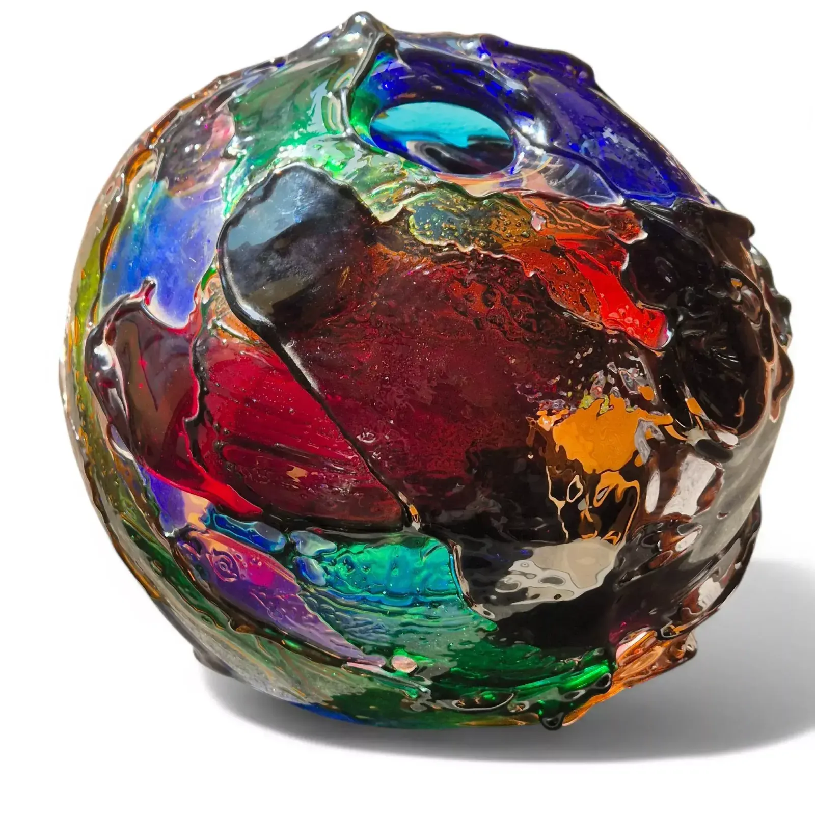 photo vintage Vase Sculpture In The Spirit Of Gae Aulenti, Murano, Italy, Signed, Circa 1990