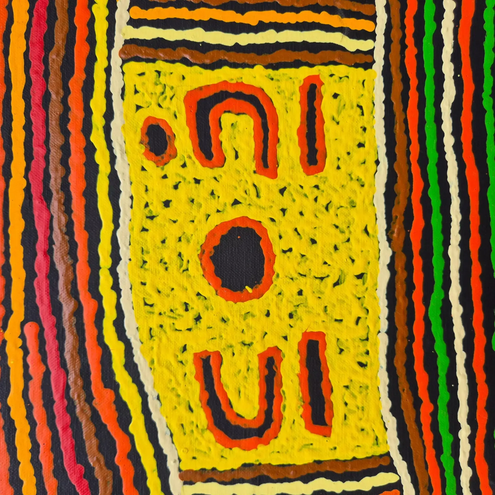 Maringka Baker, Minma Jukurrpa, Acrylic On Canvas, 2013 photo vinterior