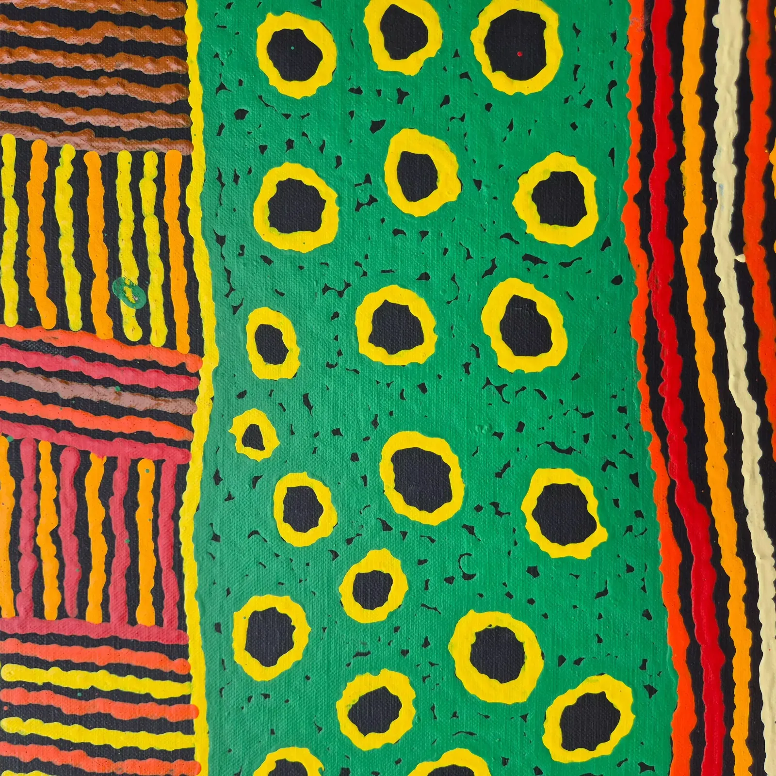 photo furniture Maringka Baker, Minma Jukurrpa, Acrylic On Canvas, 2013