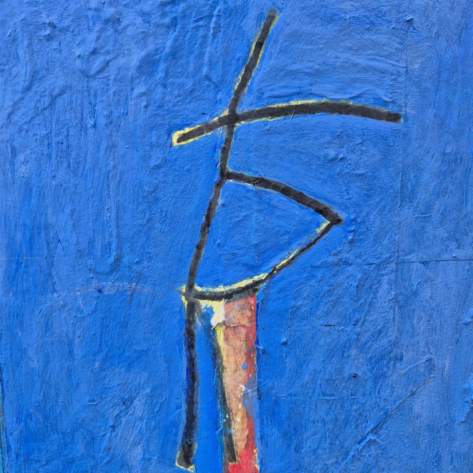Jacques Lavigne, Untitled, Torn Paper And Acrylic On Canvas, 2018 photo Art
