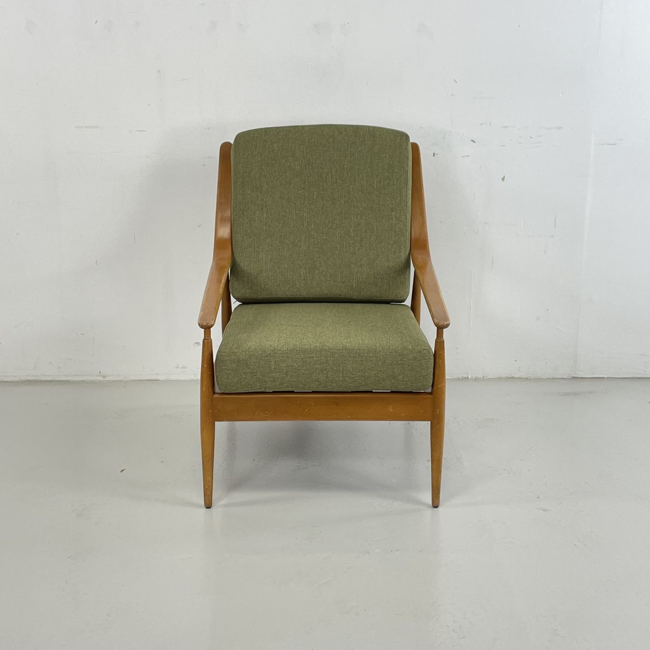 1960s Lounge Chair By Scandart In Green photo furniture
