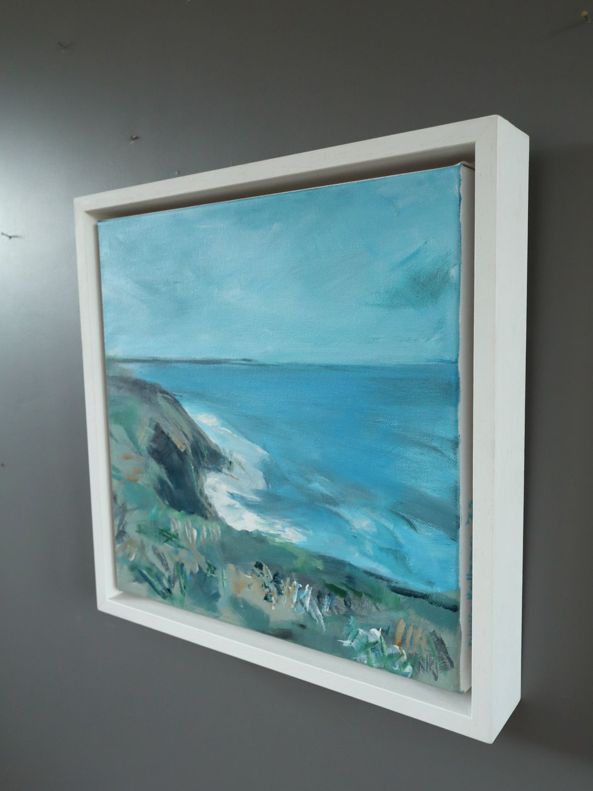 The Hidden Cove, Oil Painting photo Art