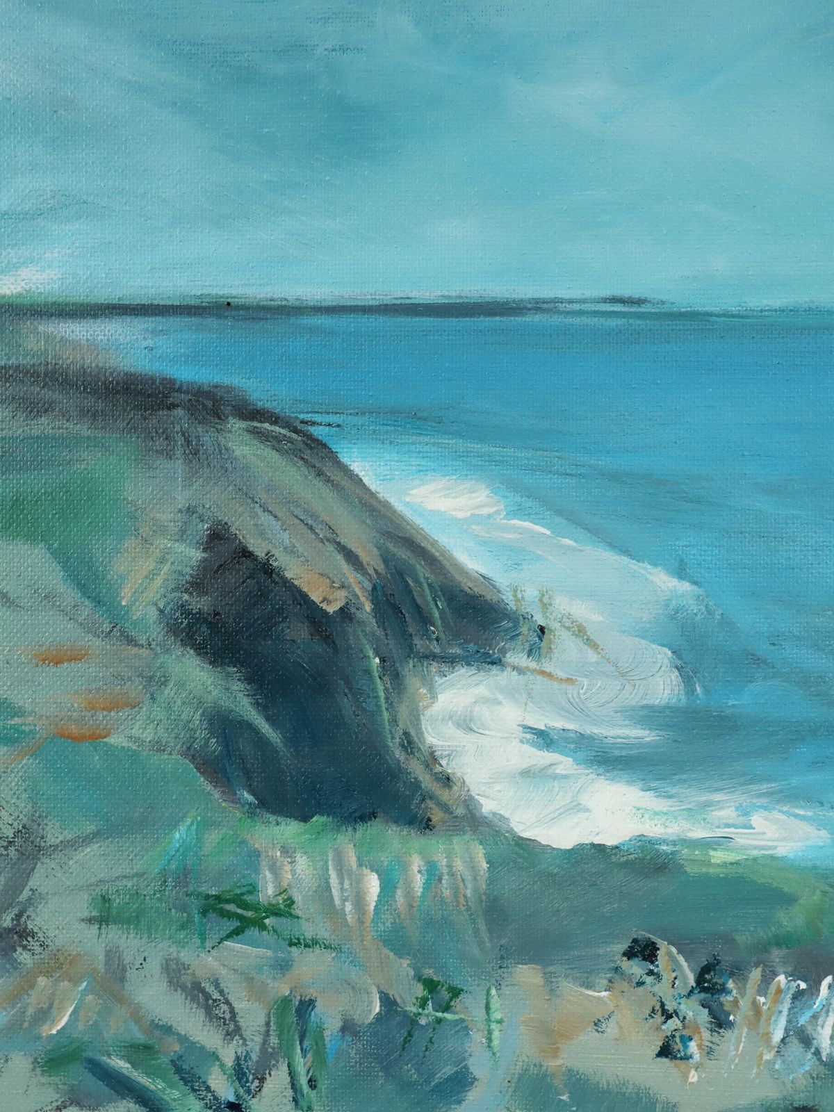 The Hidden Cove, Oil Painting photo vinterior