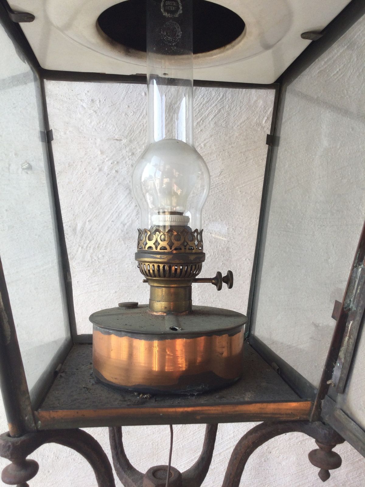 photo for sale This Old Lamppost Is Converted From A Oil Lamp To A Electric Lamppost