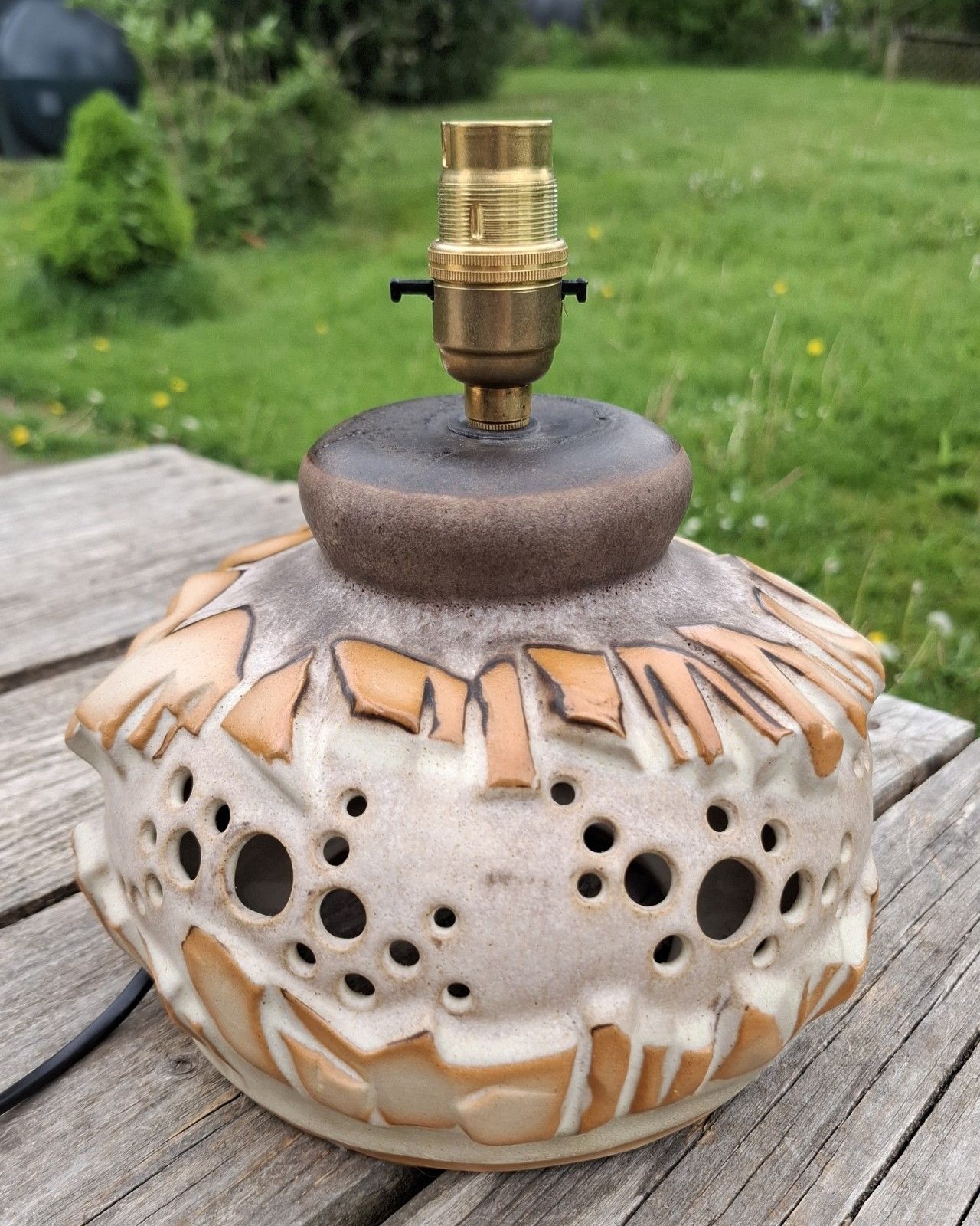 Vintage Shelf Concept Pottery Halifax Graham Alcock Brutalist Table Lamp Rare photo buy