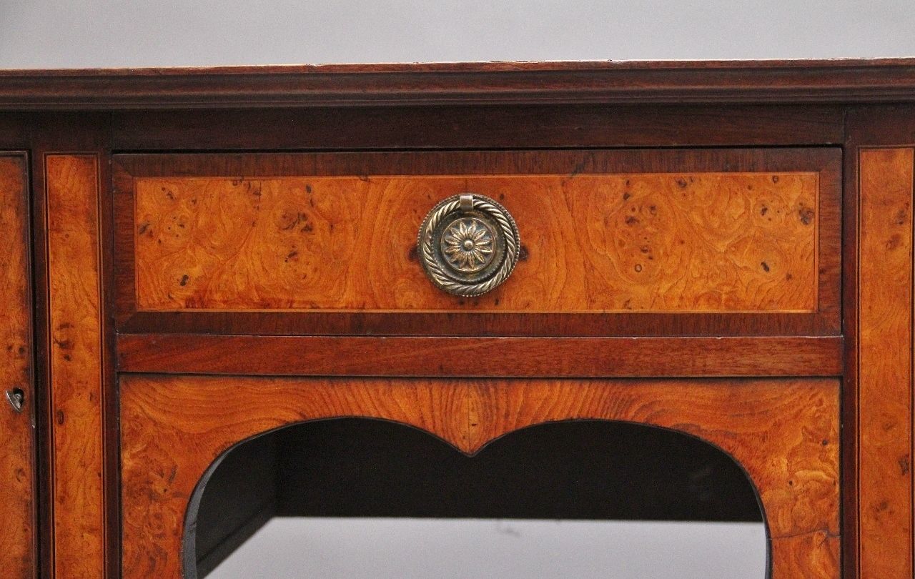 19th Century Mahogany And Burr Elm Sideboard By “The Woodworkers Ltd, Kilkenny photo 1950.0