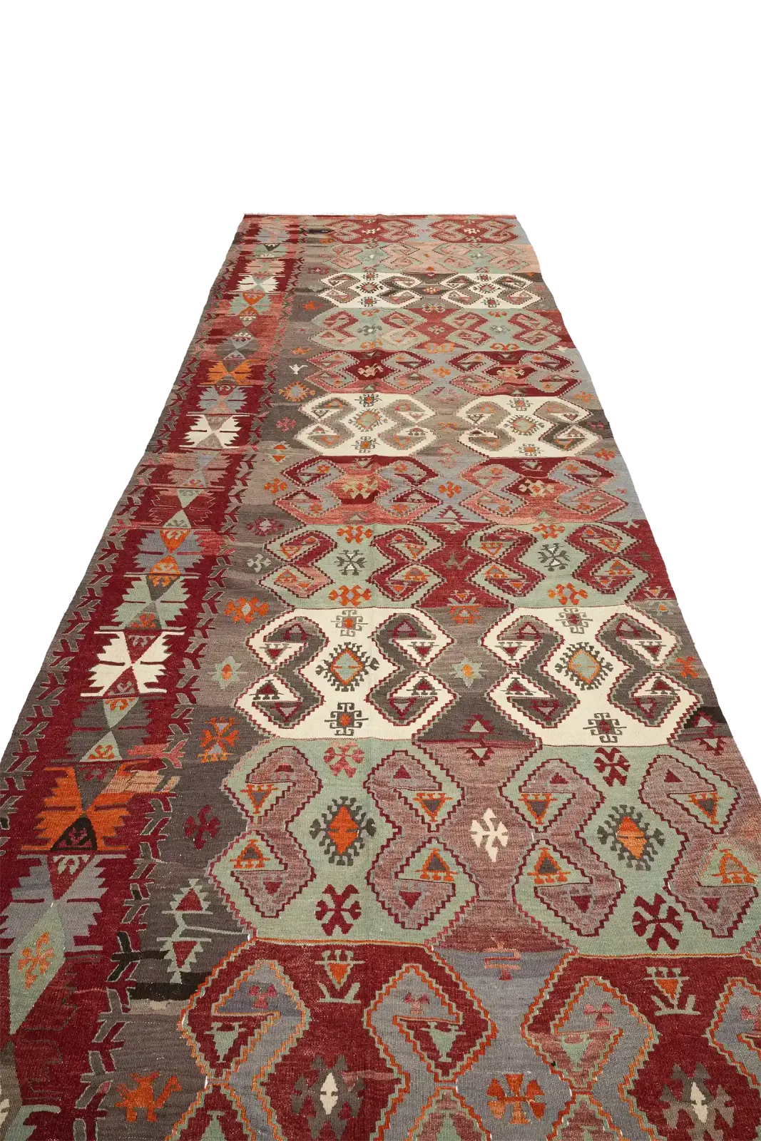 Emirdag Vintage Kilim 432x148cm photo for sale