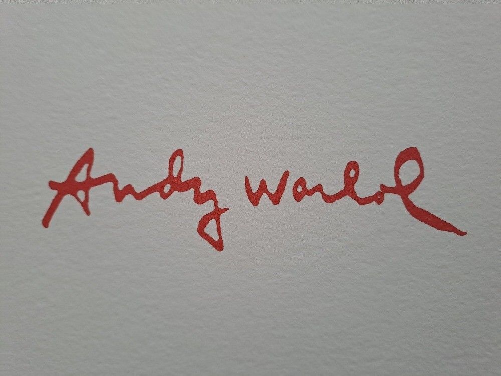 1980er Andy Warhol Signierte Limited Edition Lithographie Banana photo for sale
