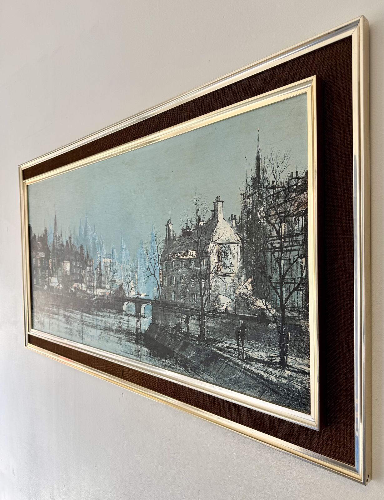 Vintage Print Spires Of Paris By Ron Folland photo for sale
