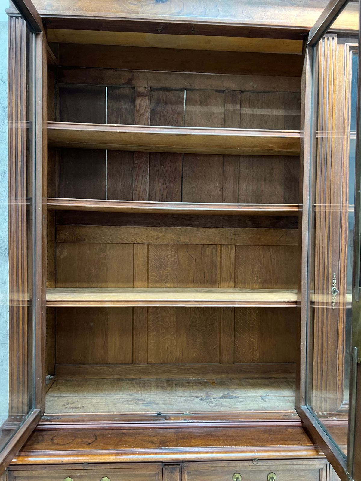 photo buy French Tailors Shop Walnut Wood Glazed Dresser