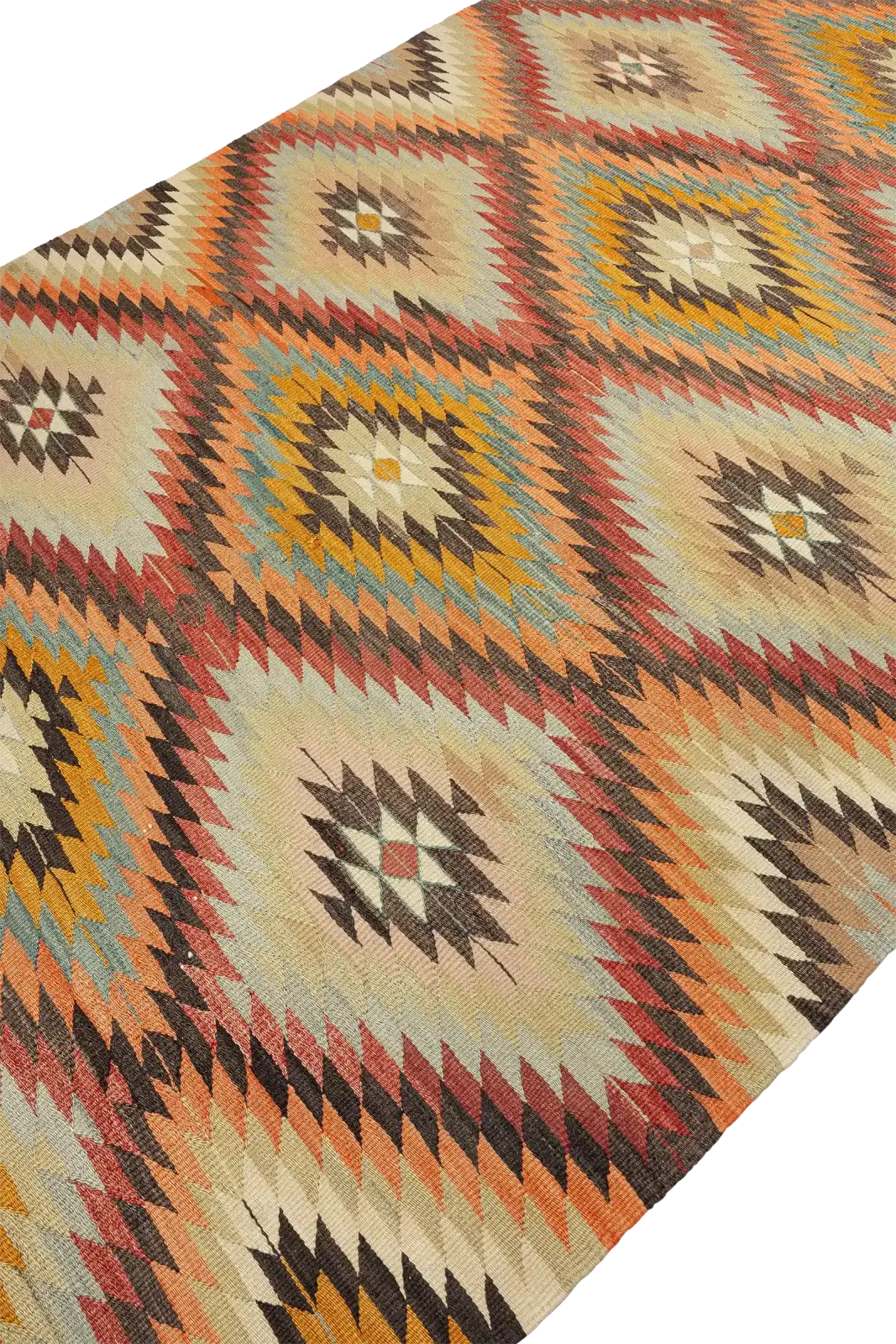 Afyon Vintage Kilim 251x167cm, 1960s photo Textiles