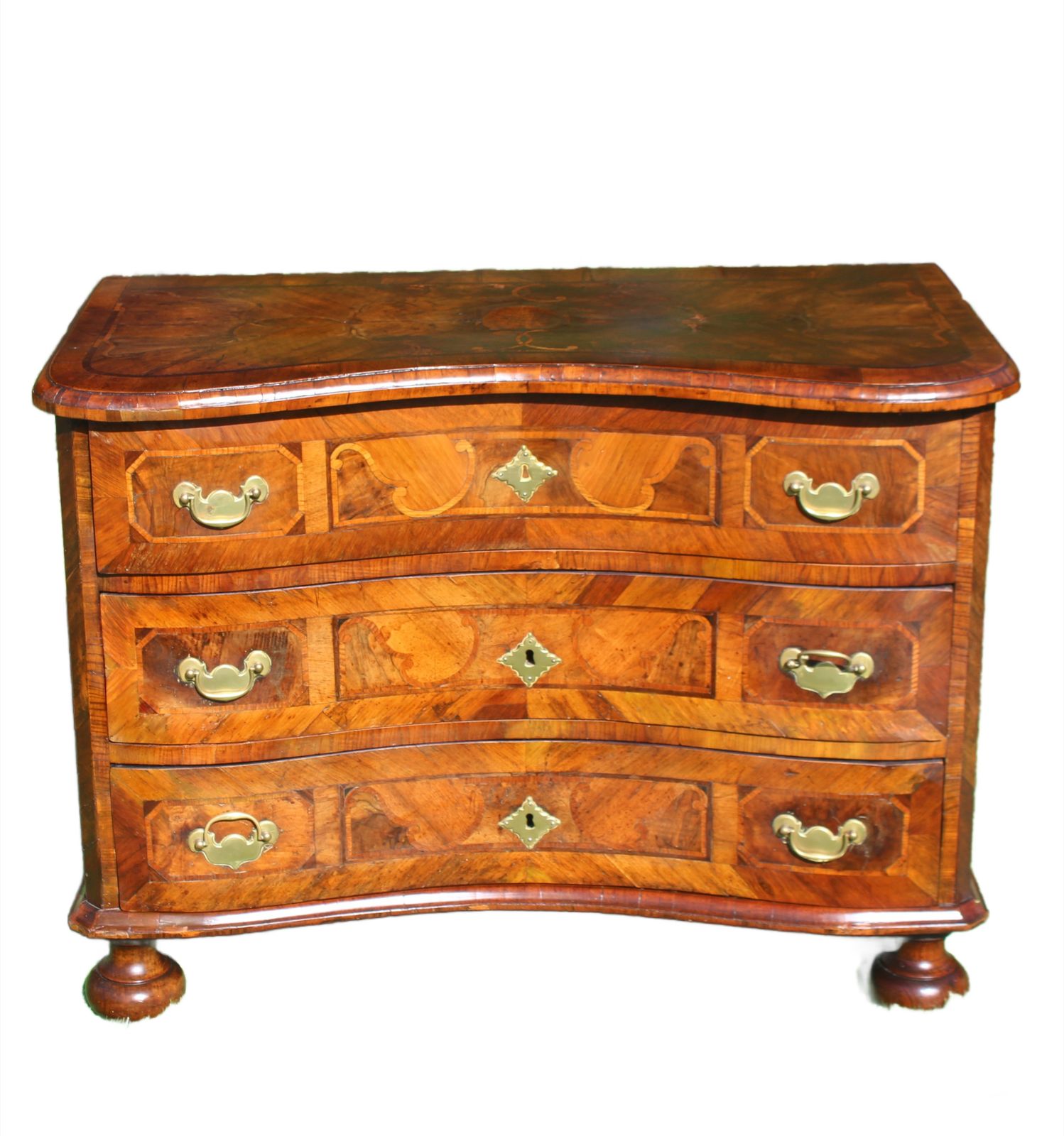 18th Century Baroque Walnut Chest Of Drawers photo furniture