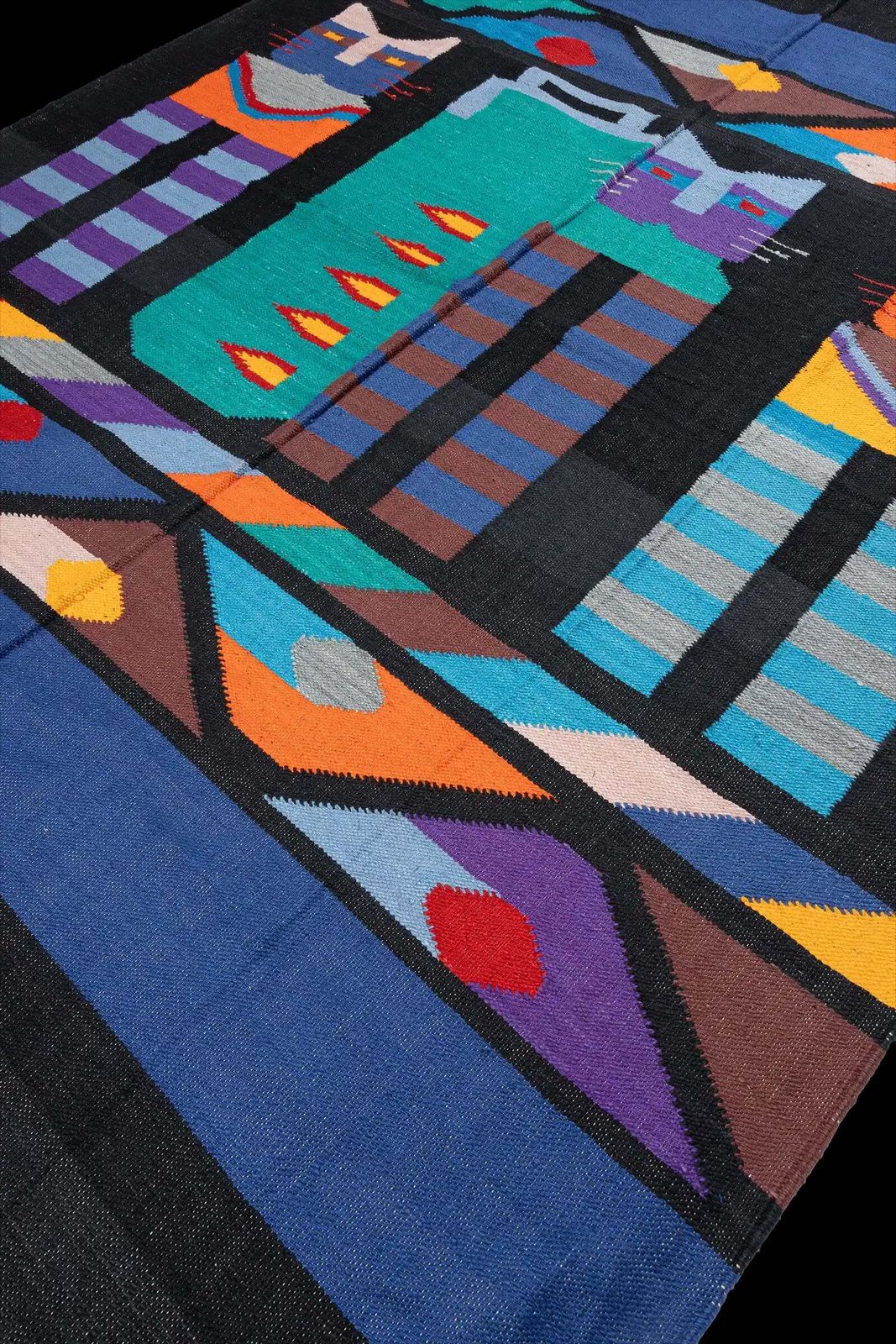 Guatemala Vintage Kelim 205x160cm photo Textiles