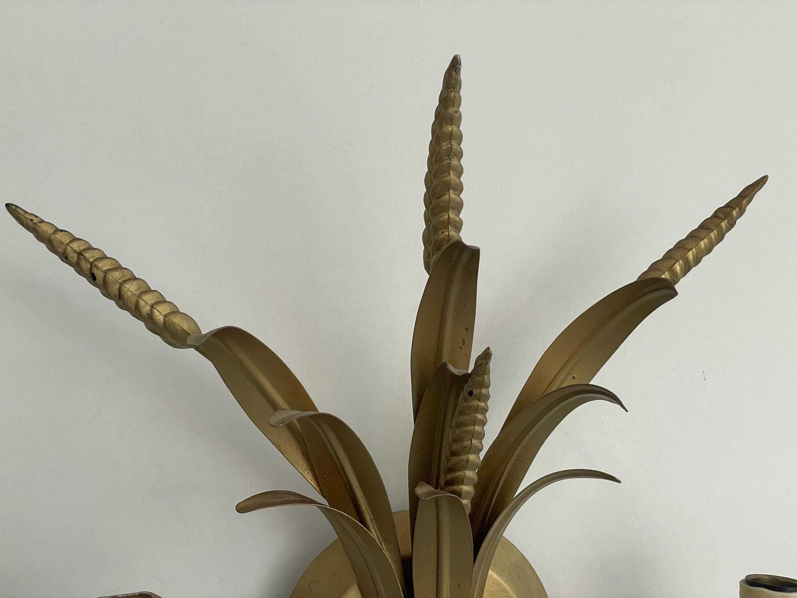 Brass 2 Armed Pair Of Wall Lamps By Zicoli Limbach, 1970s, Germany photo Lighting